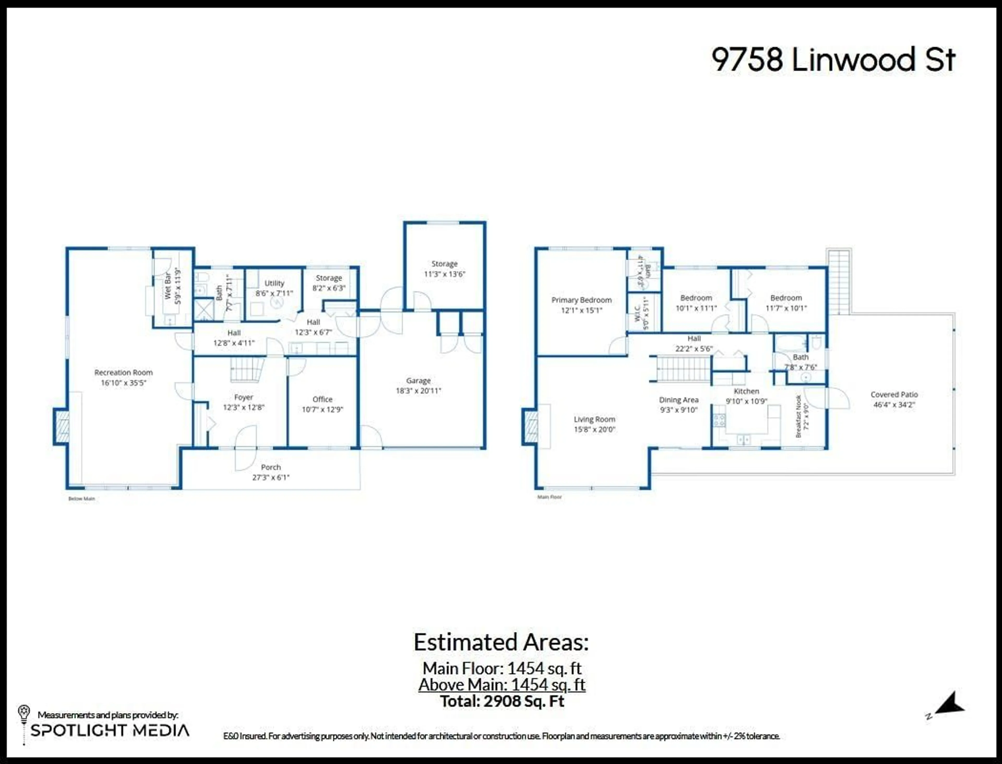 Floor plan for 9758 LINWOOD STREET, Chilliwack British Columbia V2P5L5