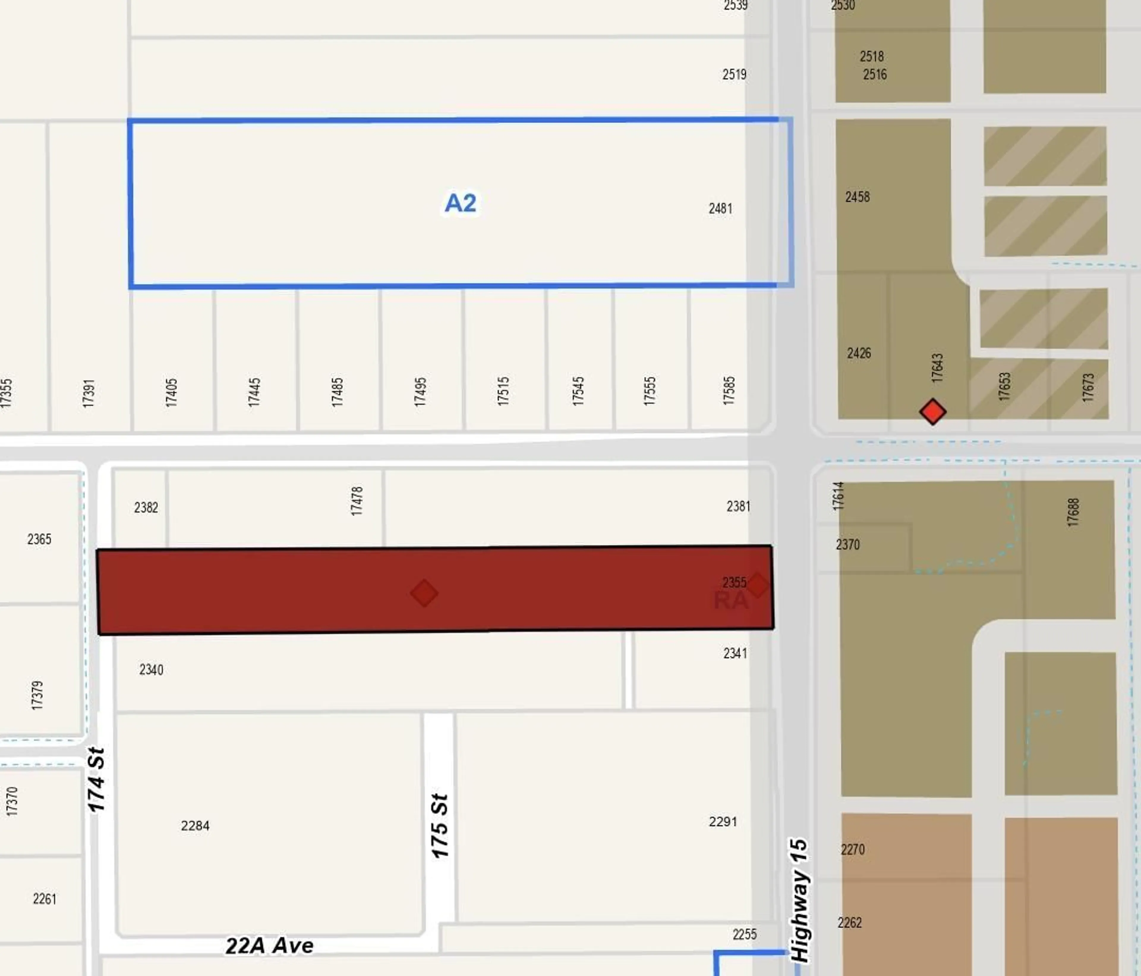 Picture of a map for 2355 176 STREET, Surrey British Columbia V3Z9W4