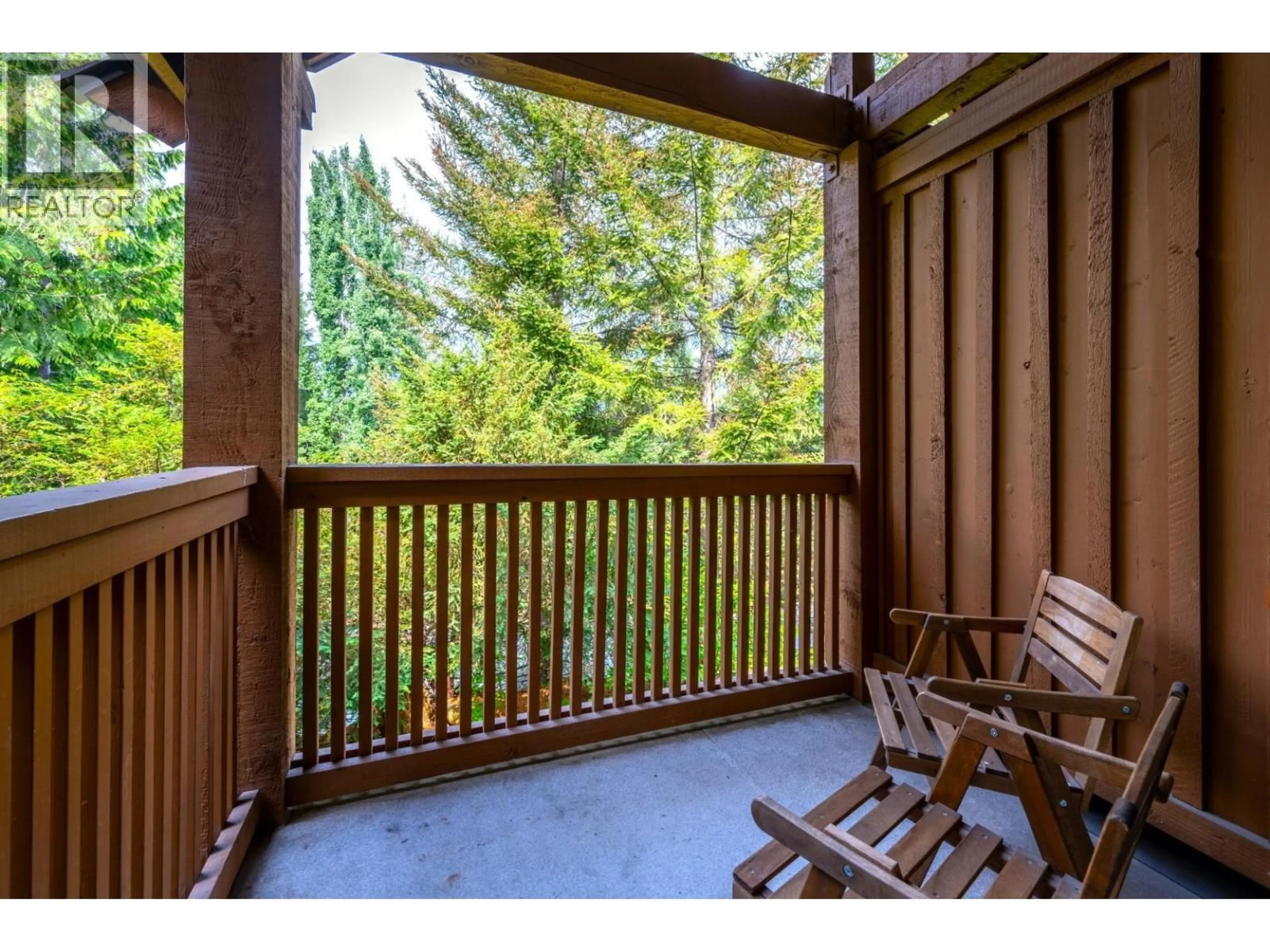 Patio, forest/trees view for 27 - 4894 PAINTED CLIFF ROAD, Whistler British Columbia V8E1E1