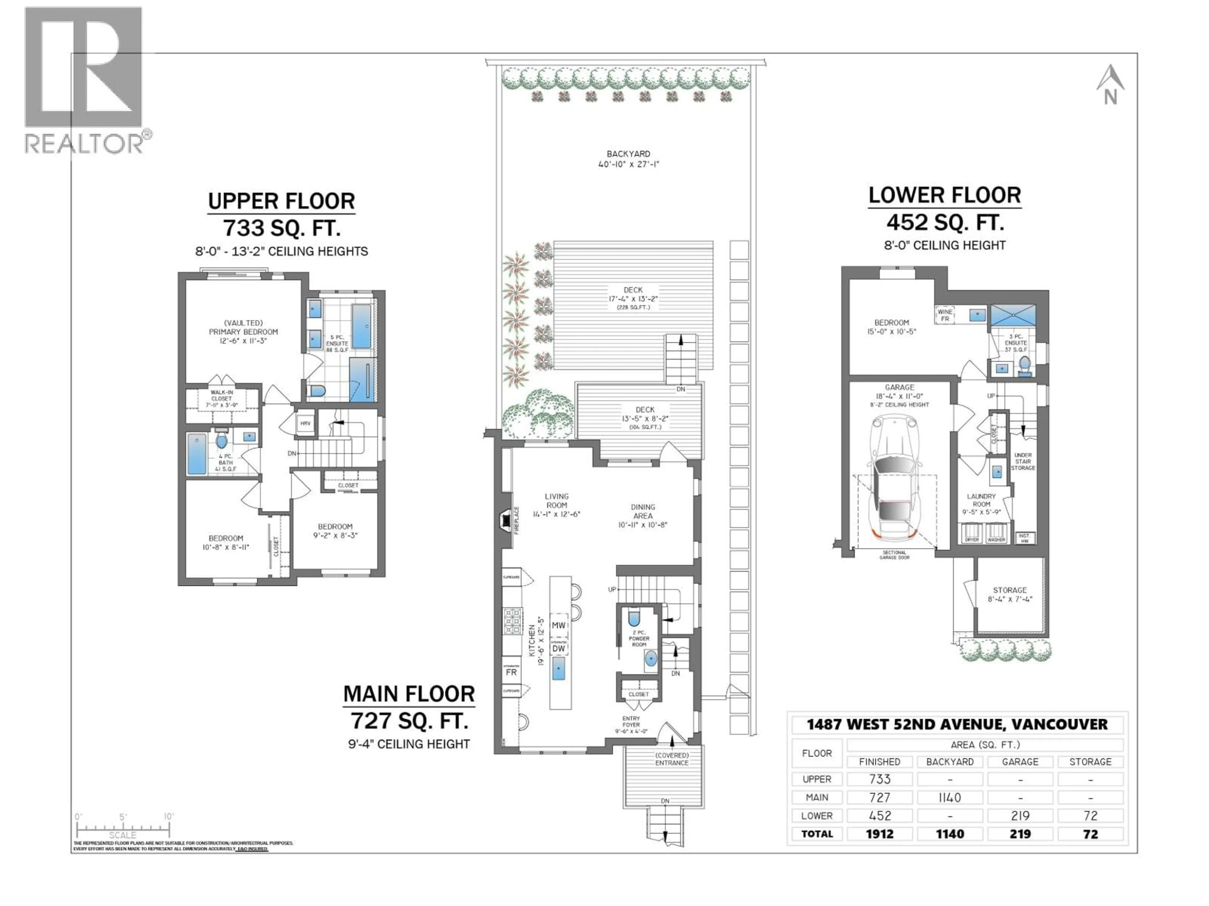 Floor plan for 1487 52ND AVENUE, Vancouver British Columbia V6P1H9