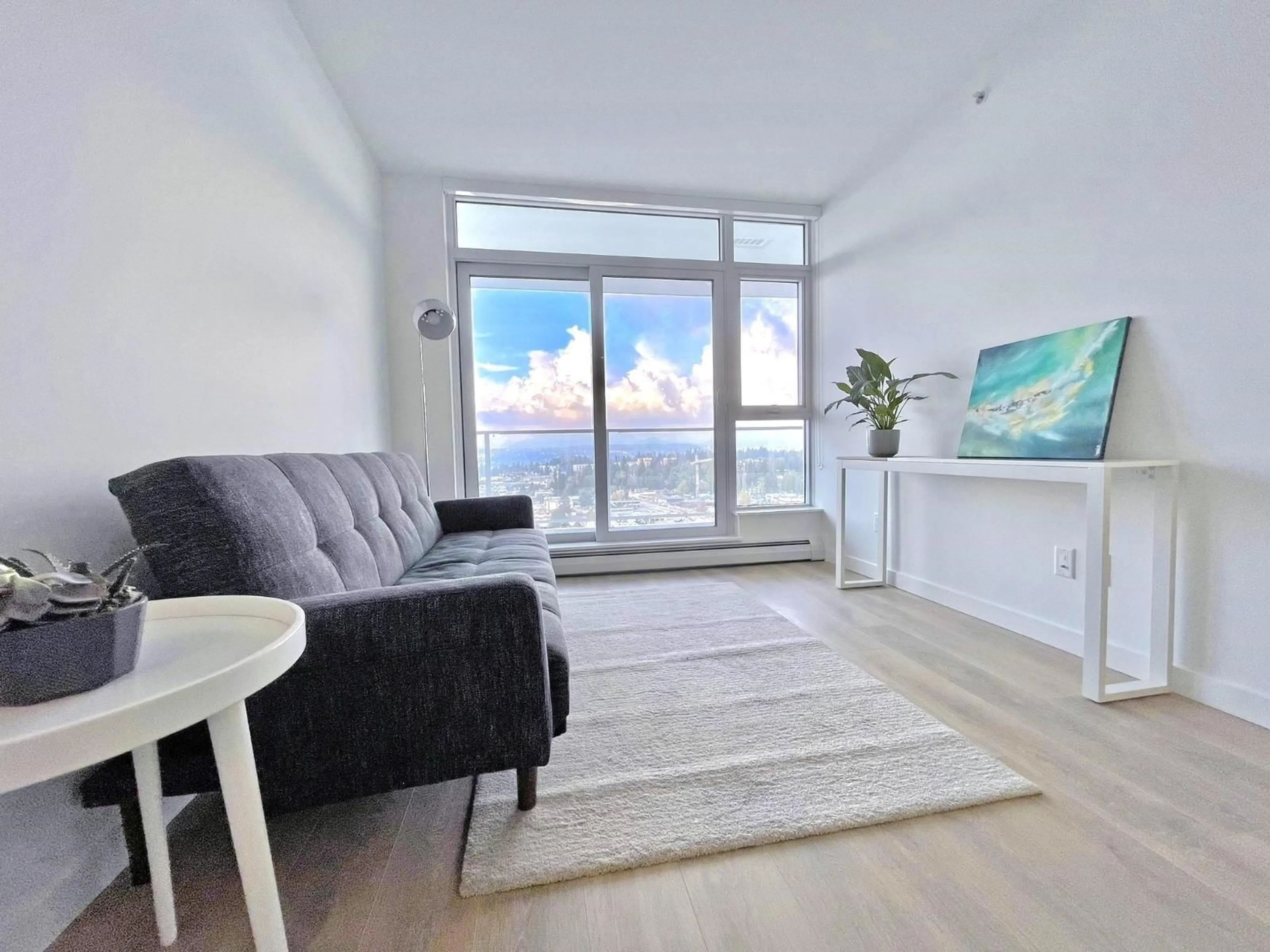 Living room with furniture, unknown for 2501 - 13685 102 AVENUE, Surrey British Columbia V3T1N7