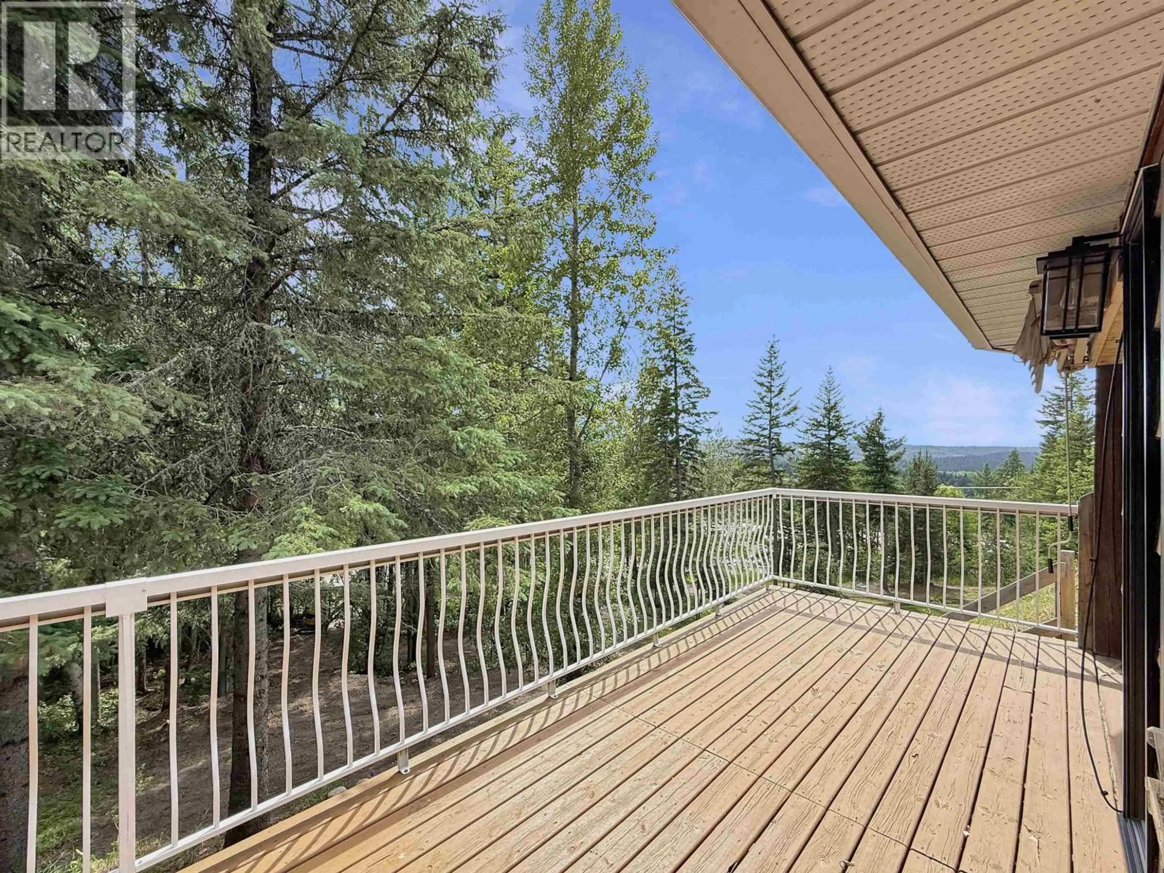 Balcony in the apartment, forest/trees view for 2555 WALLACE PLACE, Prince George British Columbia V2K3V9