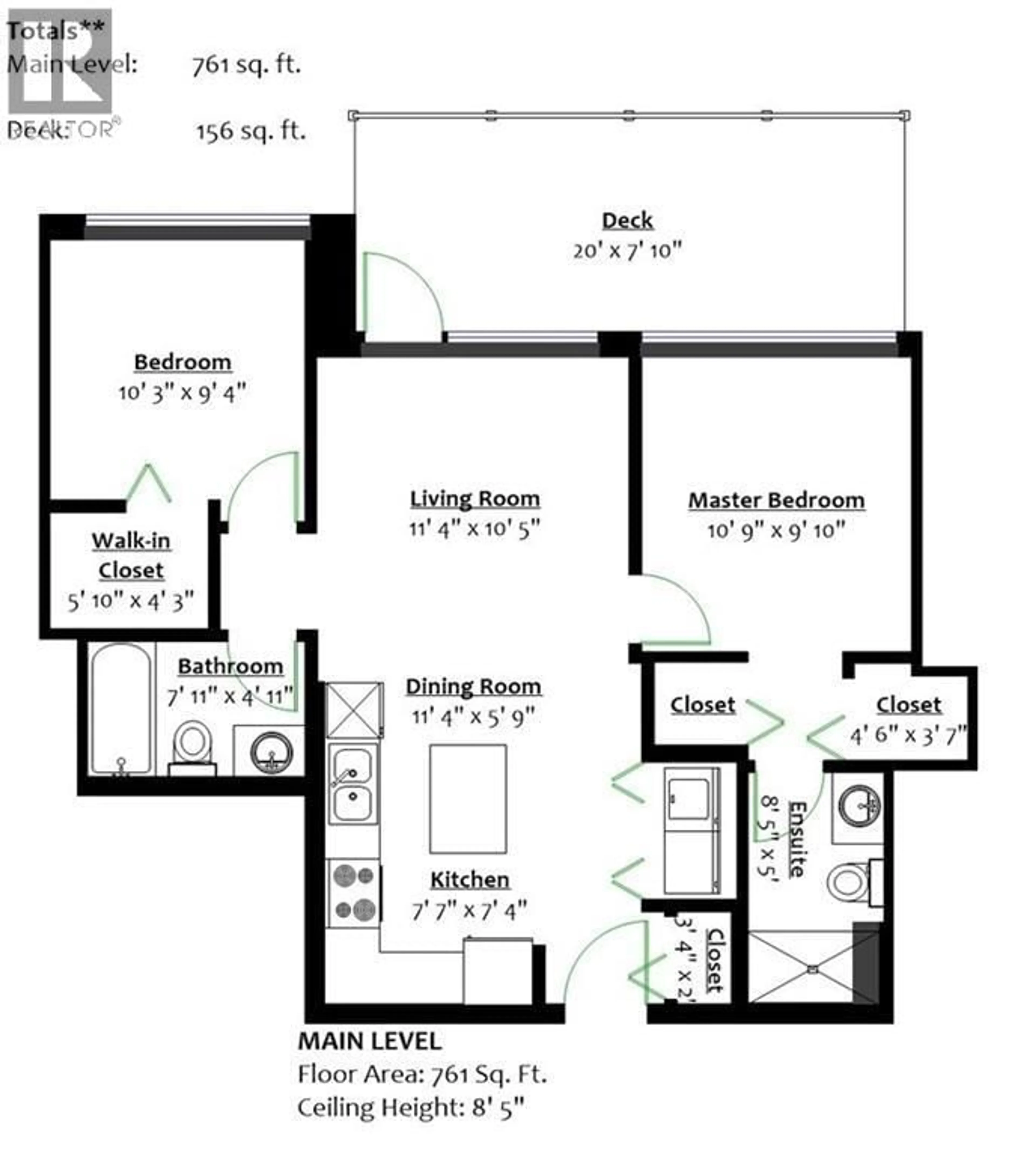 Floor plan for 2005 - 2388 MADISON AVENUE, Burnaby British Columbia V5C0K8