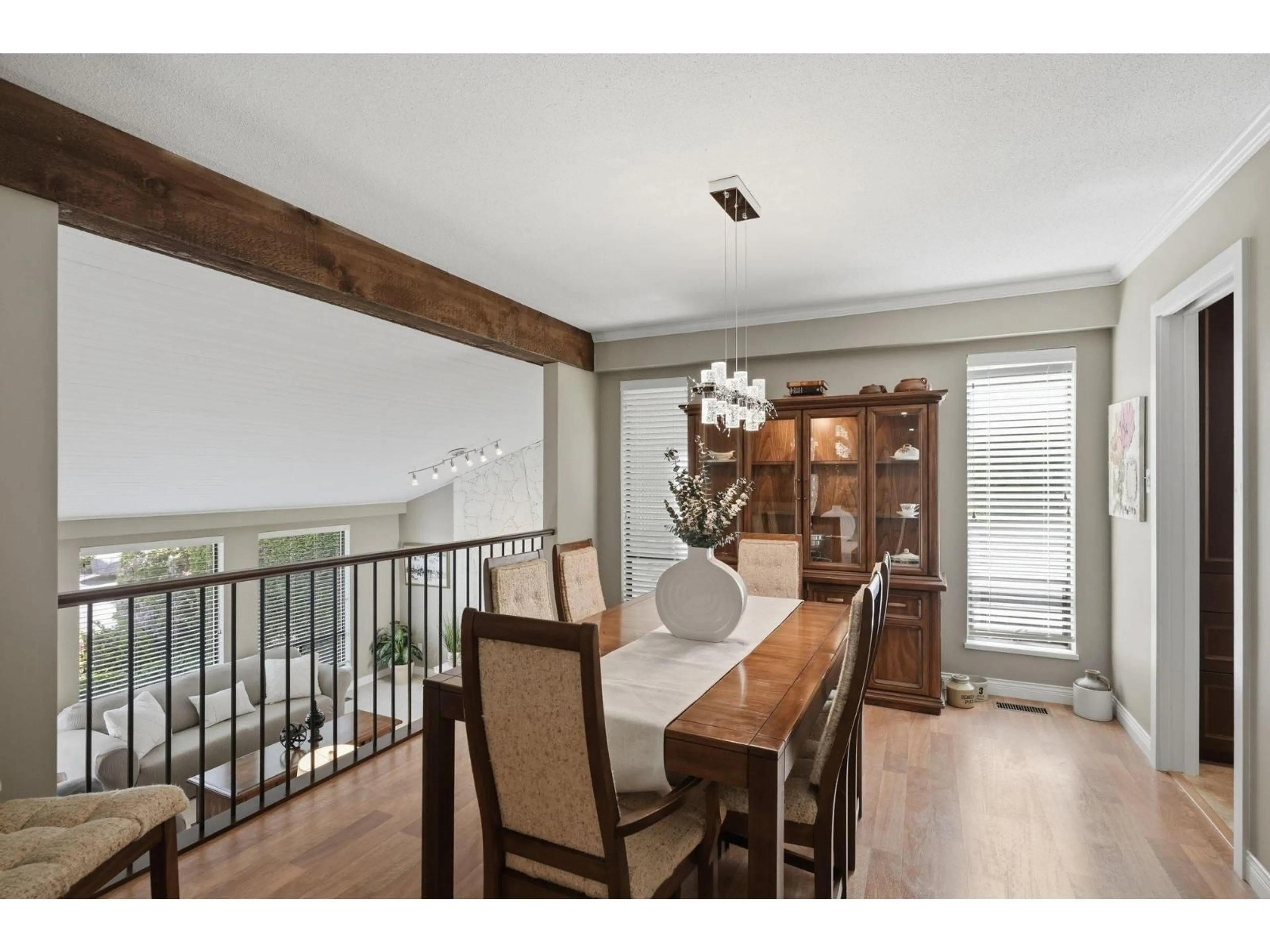 Dining room, wood/laminate floor for 6723 NORTHVIEW PLACE, Delta British Columbia V4E2N8