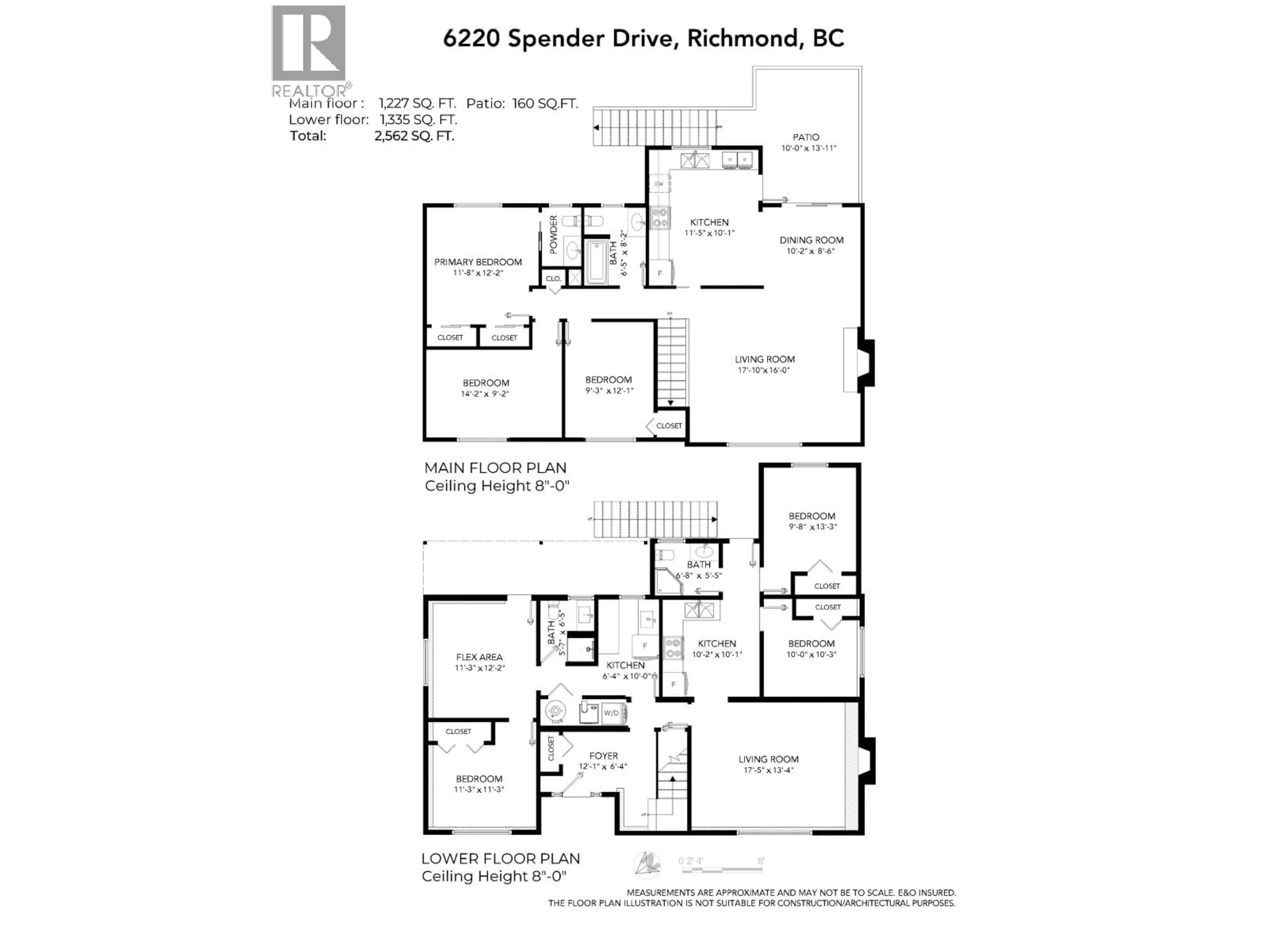 Floor plan for 6220 SPENDER DRIVE, Richmond British Columbia V7E4C2