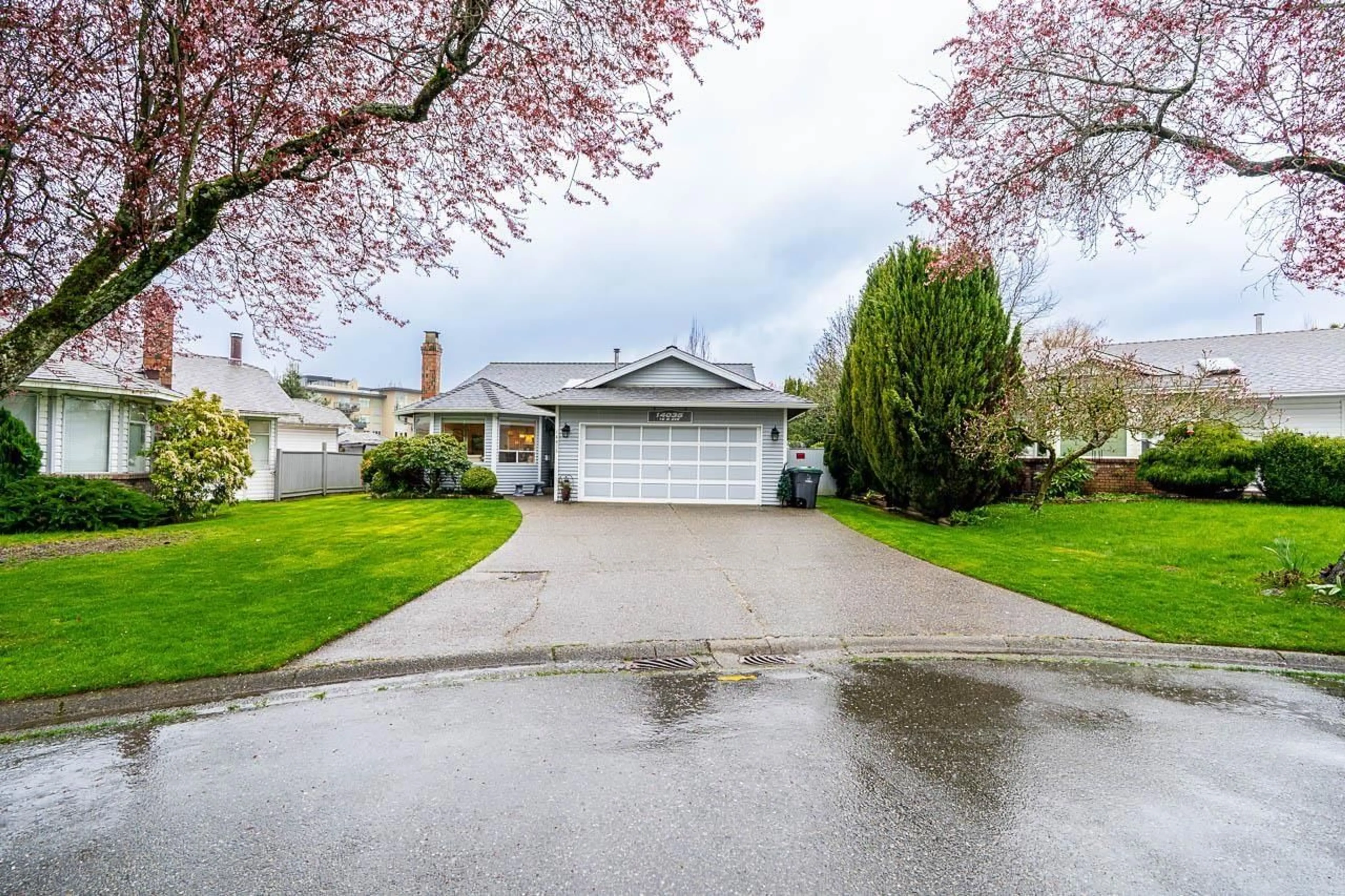 Home with vinyl exterior material, street for 14035 16B AVENUE, Surrey British Columbia V4A8K3