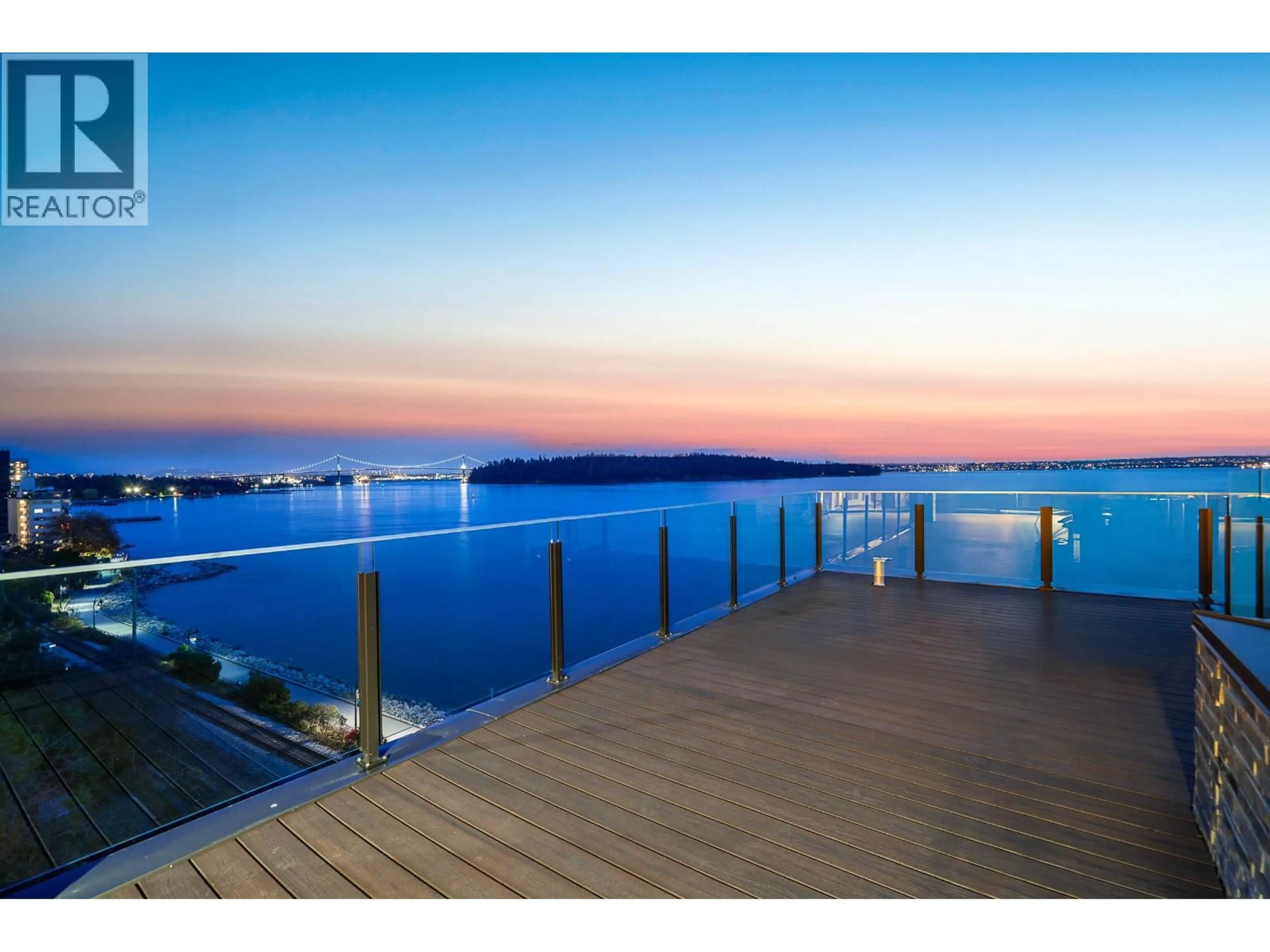 Patio, water/lake/river/ocean view for 602 - 2090 ARGYLE AVENUE, West Vancouver British Columbia V7V4R4