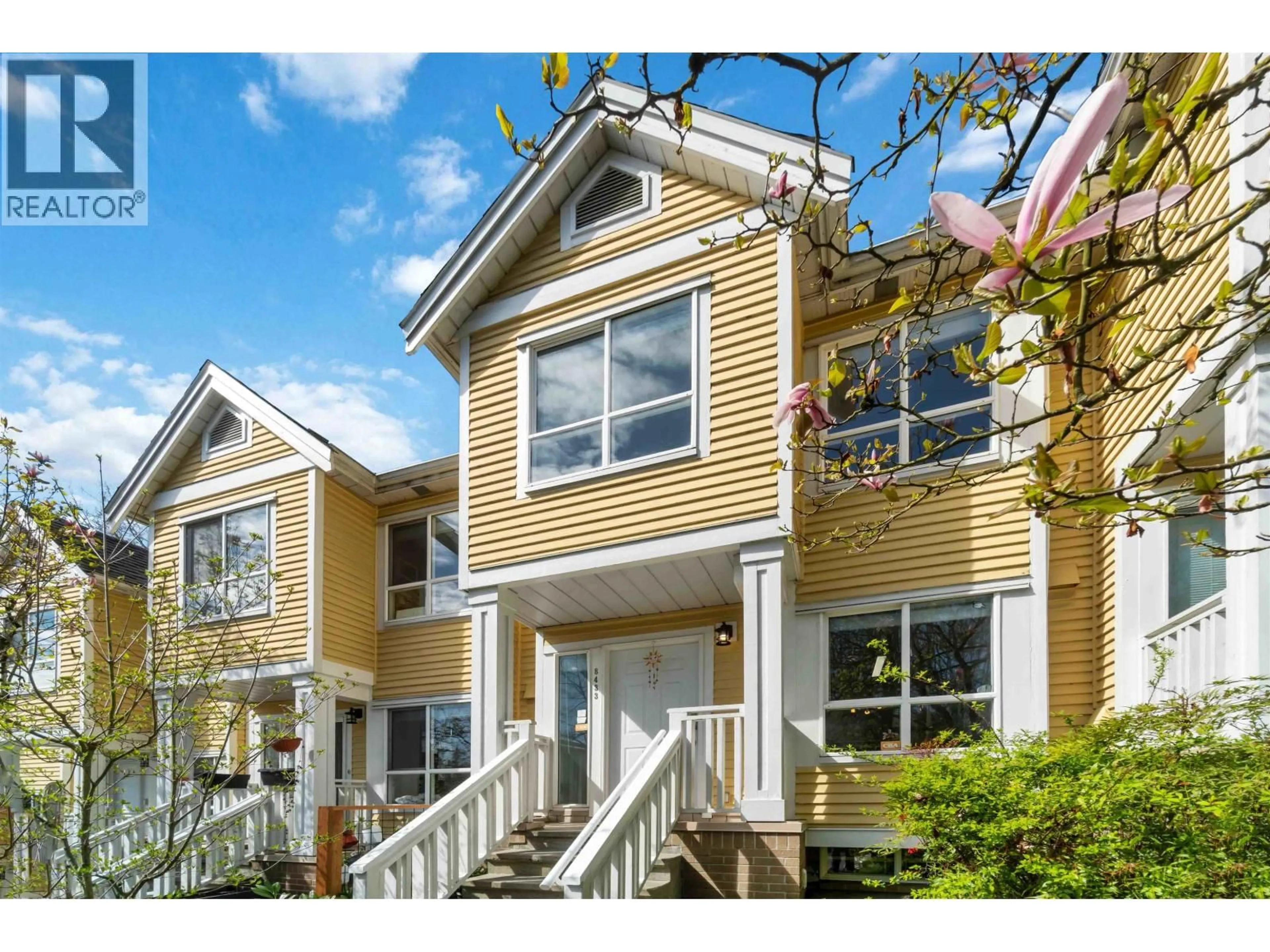 Home with vinyl exterior material, street for 8433 JELLICOE STREET, Vancouver British Columbia V5S2J4