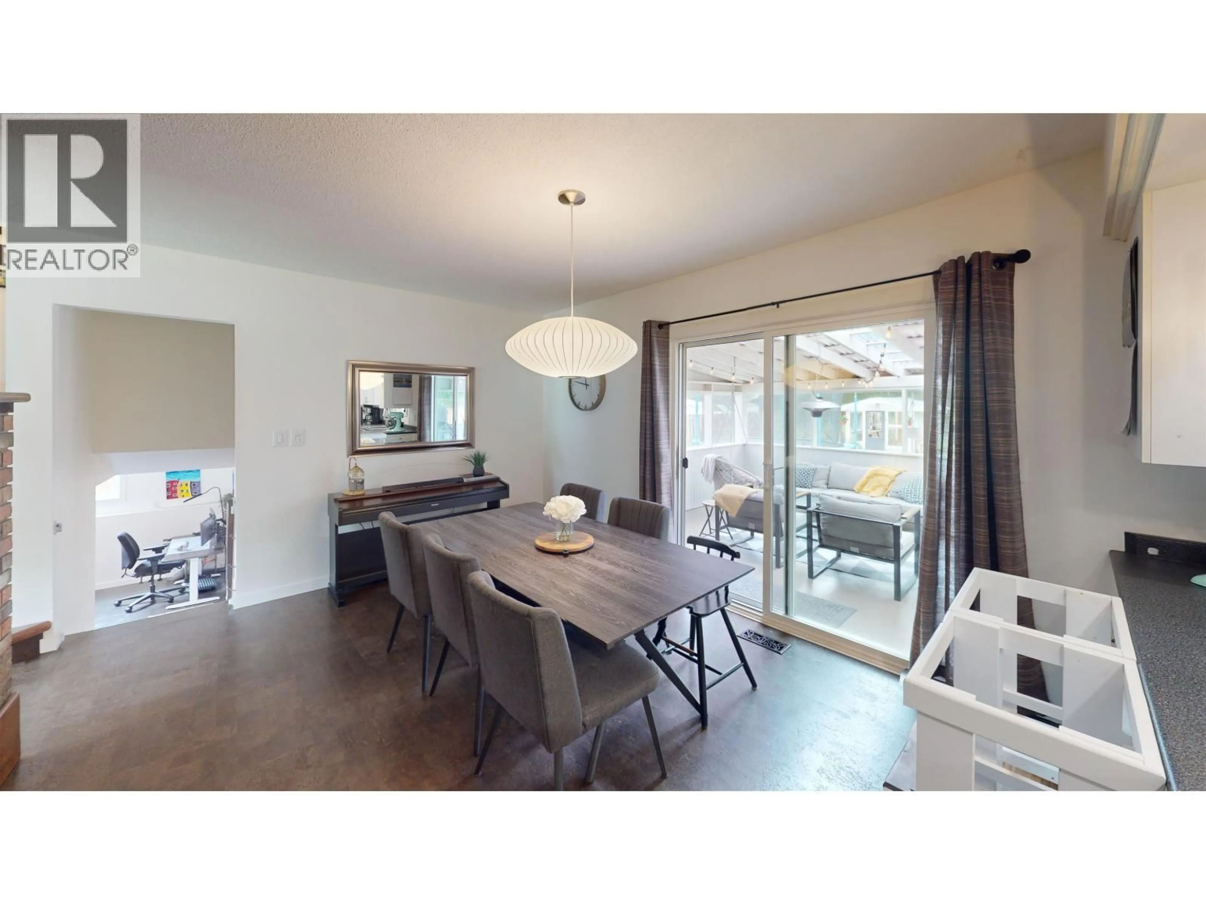Dining room, wood/laminate floor for 115 BREARS ROAD, Quesnel British Columbia V2J4G3
