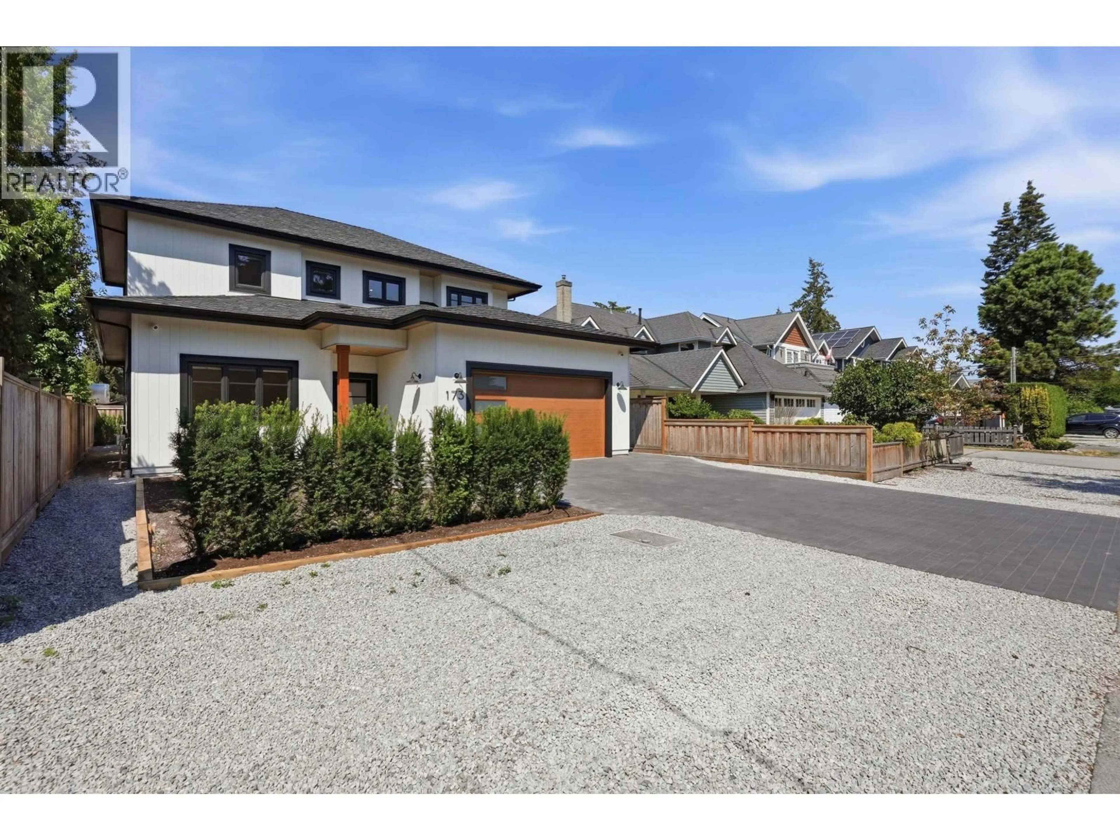 A pic from outside/outdoor area/front of a property/back of a property/a pic from drone, street for 173 66A STREET, Delta British Columbia V4L1M6