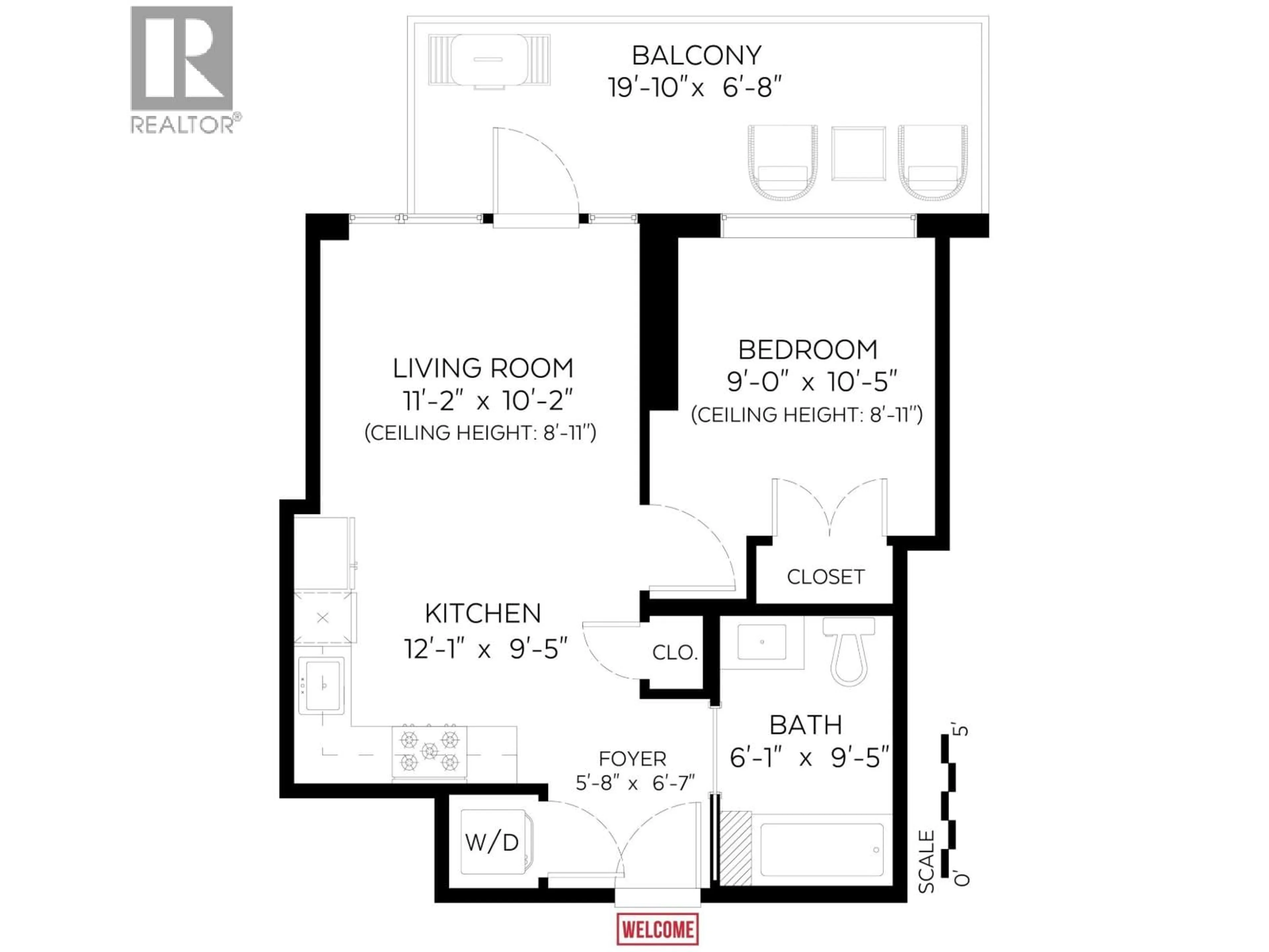 Floor plan for 2203 - 200 KLAHANIE COURT, West Vancouver British Columbia V7P0E4