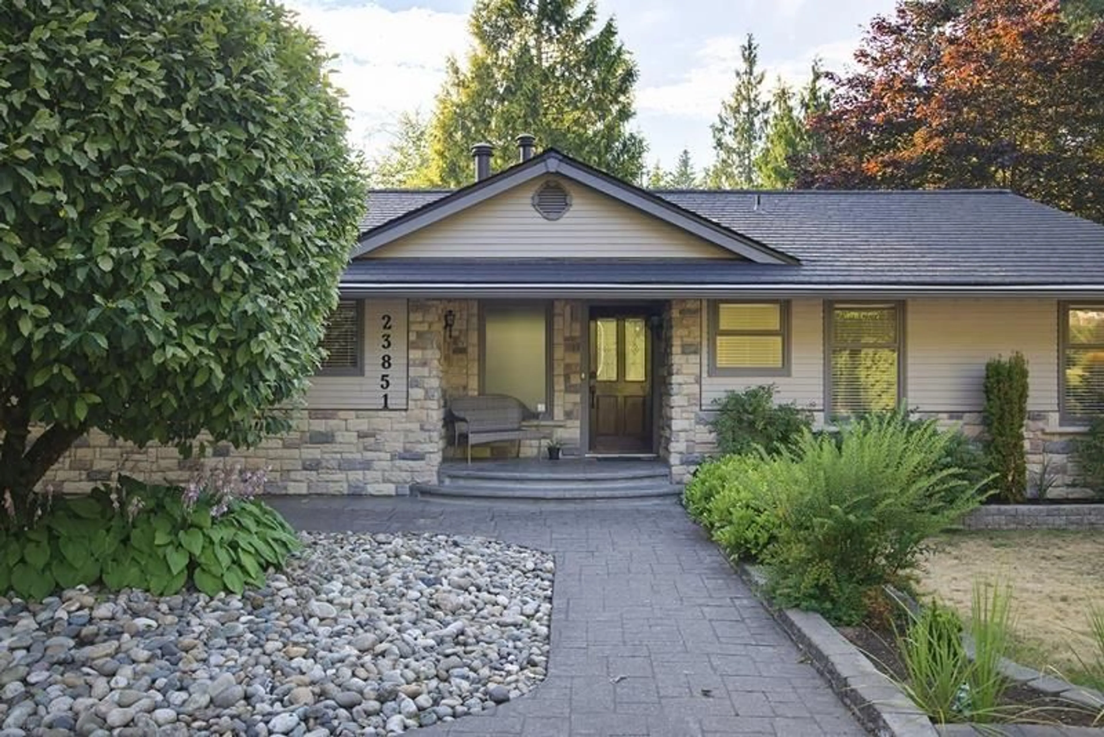 Home with brick exterior material, street for 23851 58A AVENUE, Langley British Columbia V2Z1A5
