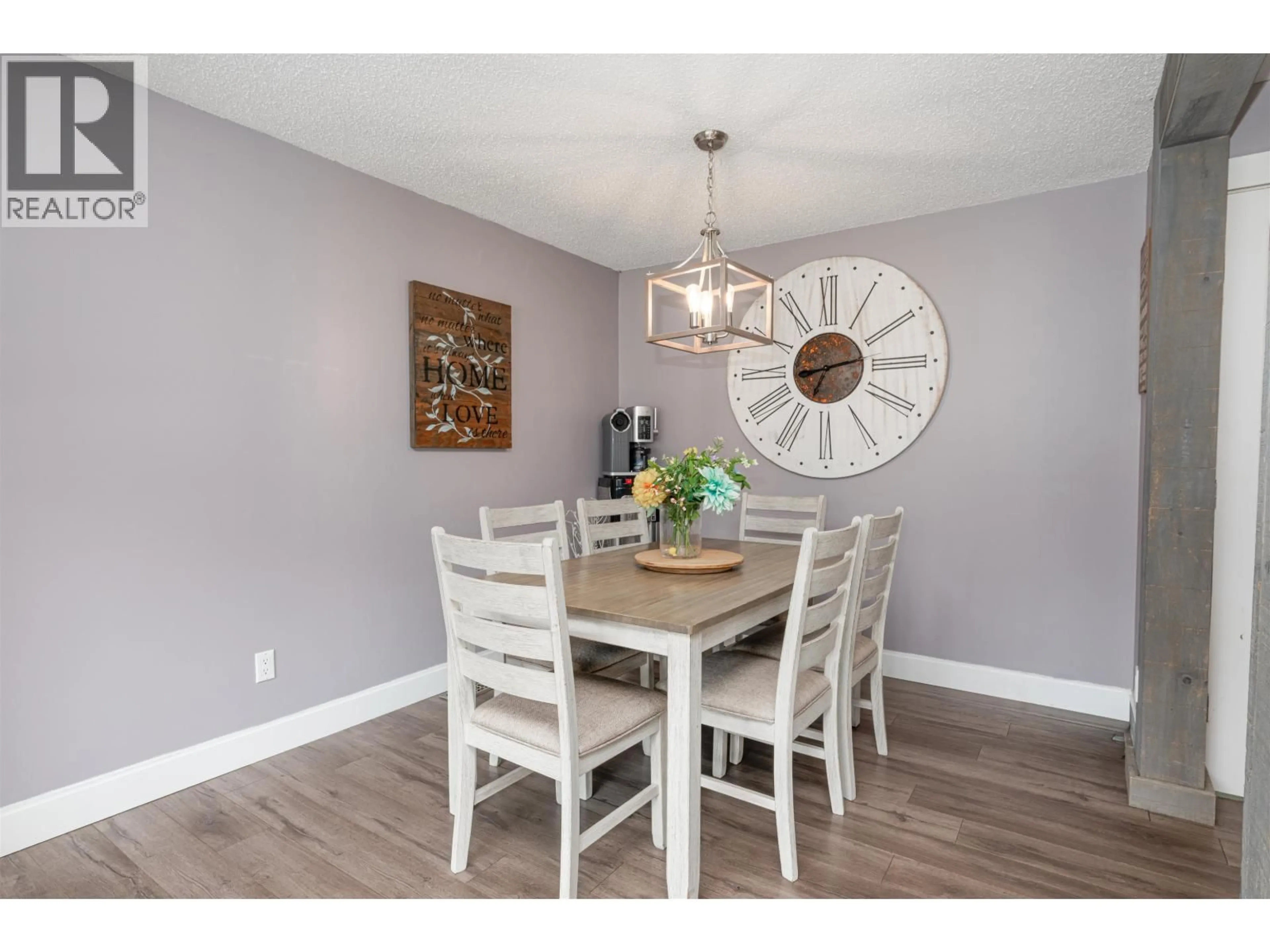 Dining room, wood/laminate floor for 2956 INGALA DRIVE, Prince George British Columbia V2K3Y8