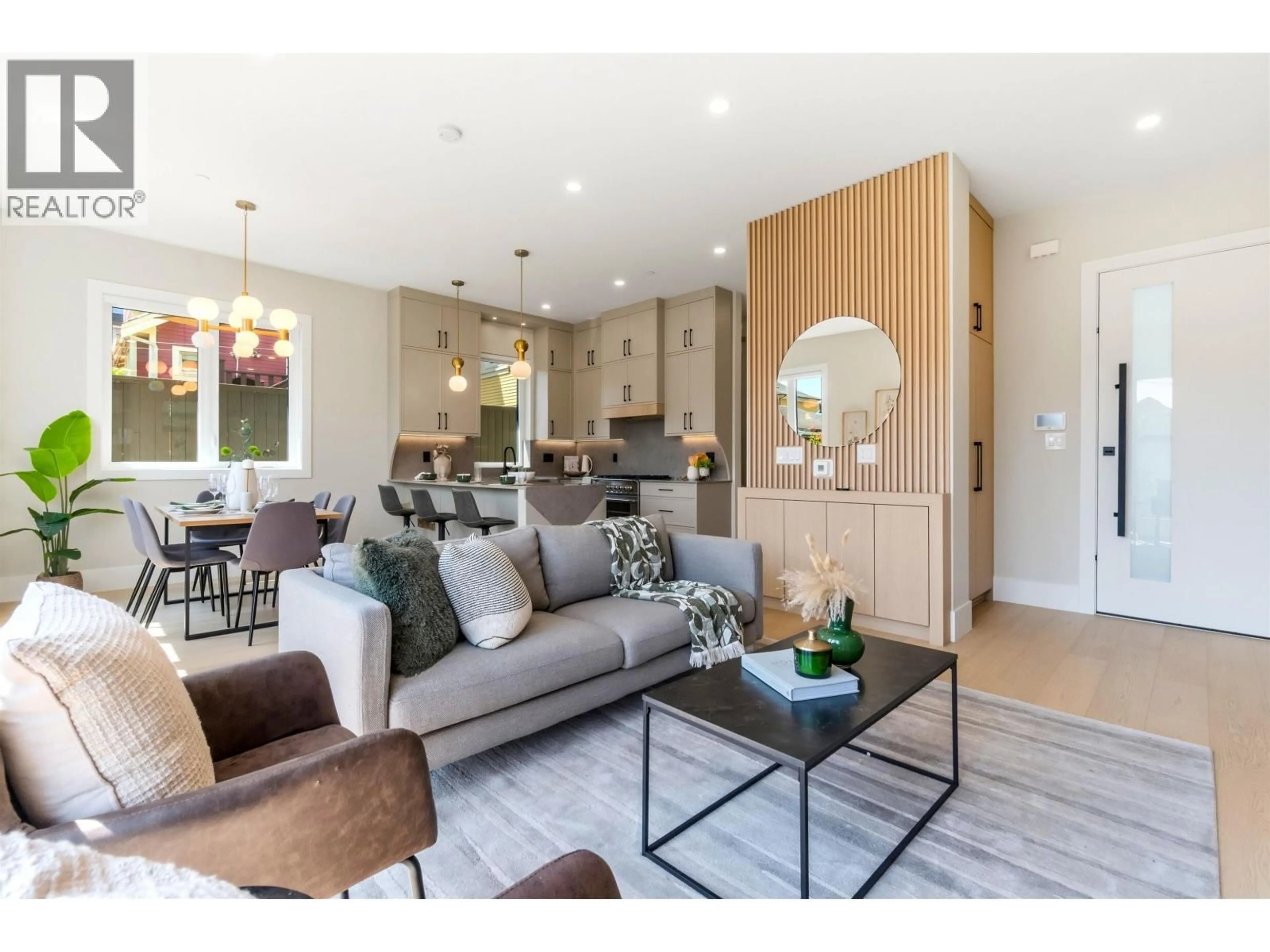 Open concept kitchen, wood/laminate floor for 2 - 1826 2ND AVENUE, Vancouver British Columbia V5N1E2