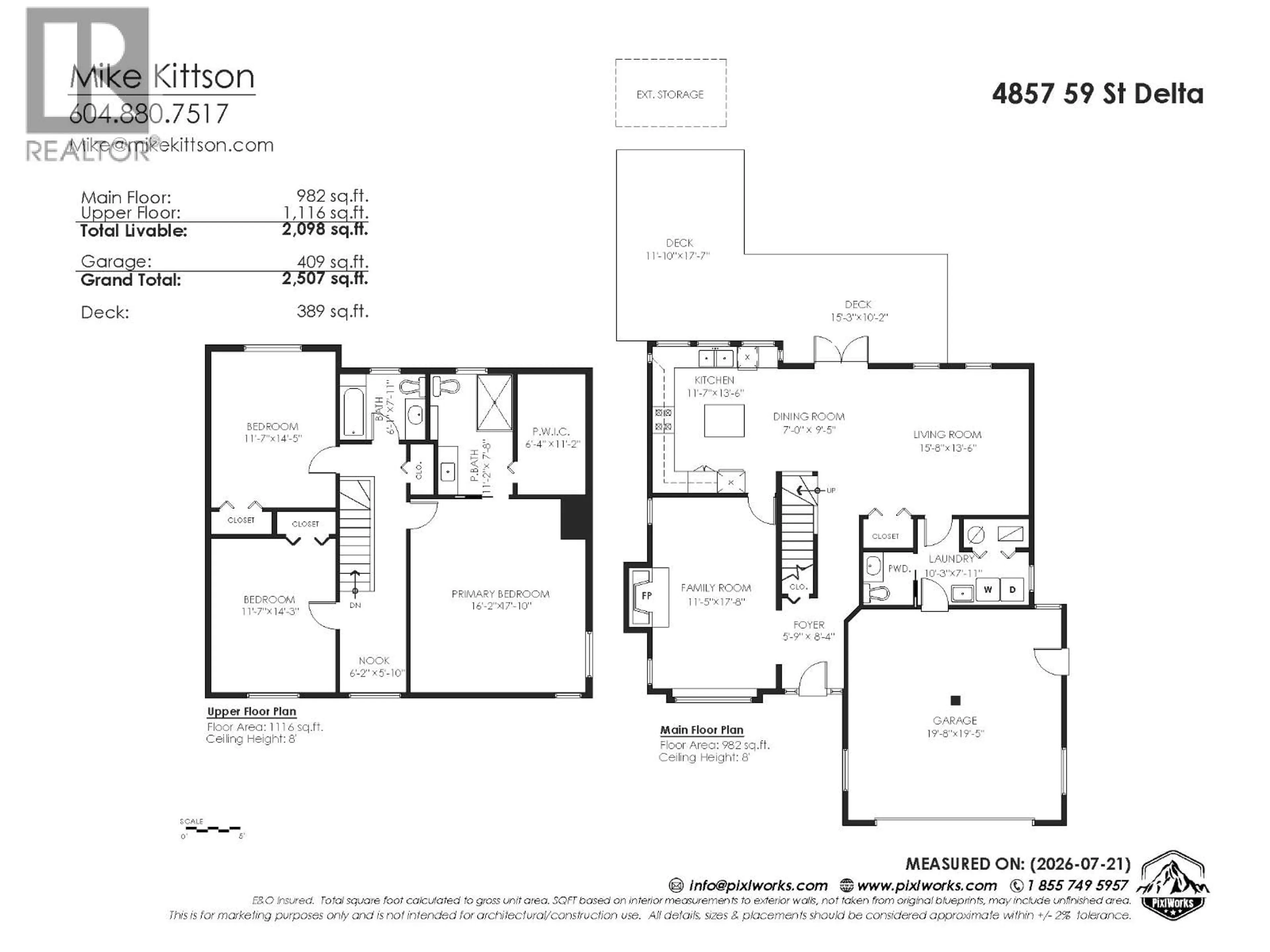 Floor plan for 4857 59 STREET, Delta British Columbia V4K4L7