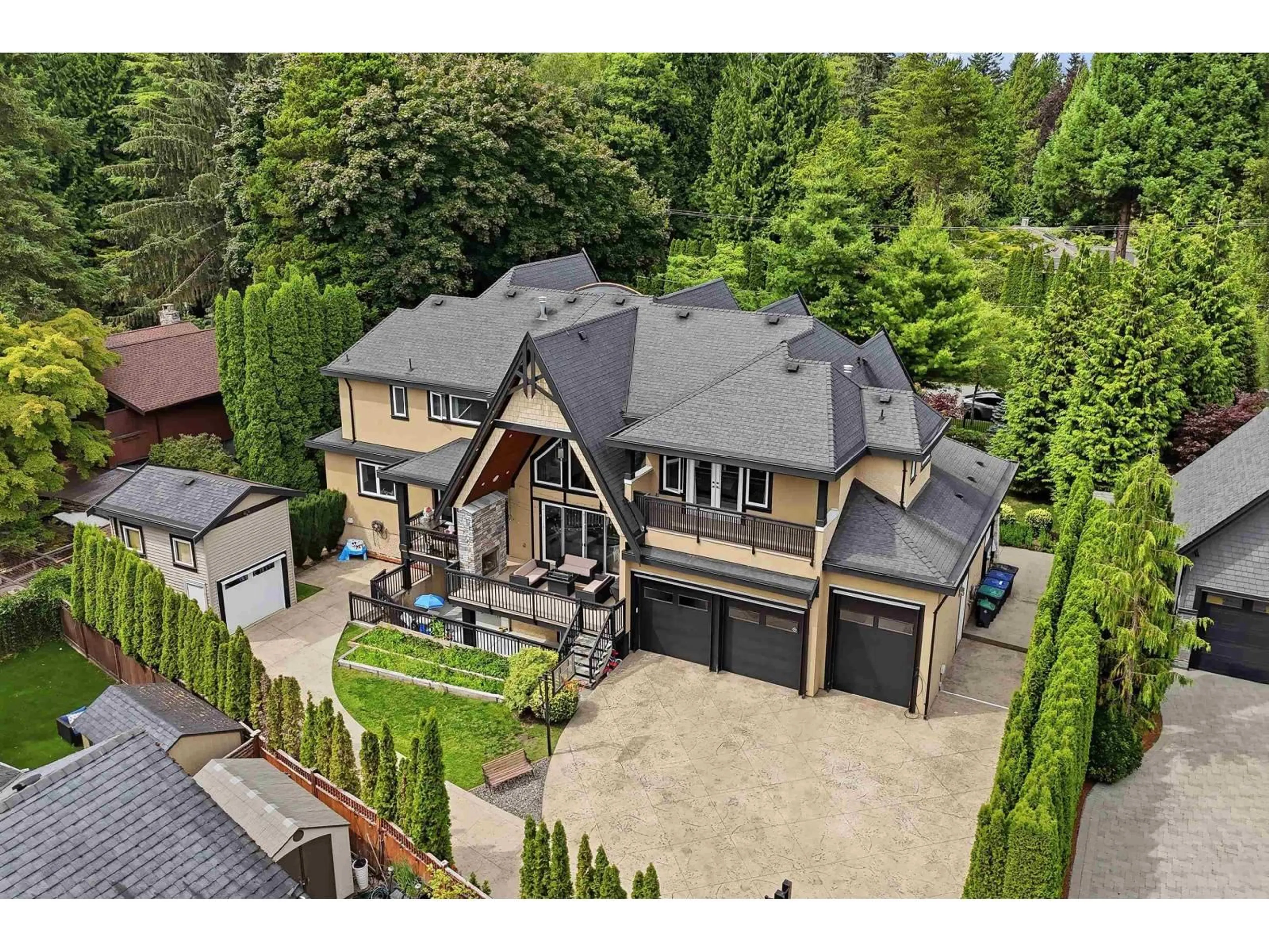 A pic from outside/outdoor area/front of a property/back of a property/a pic from drone, street for 17108 4 AVENUE, Surrey British Columbia V3Z9P6