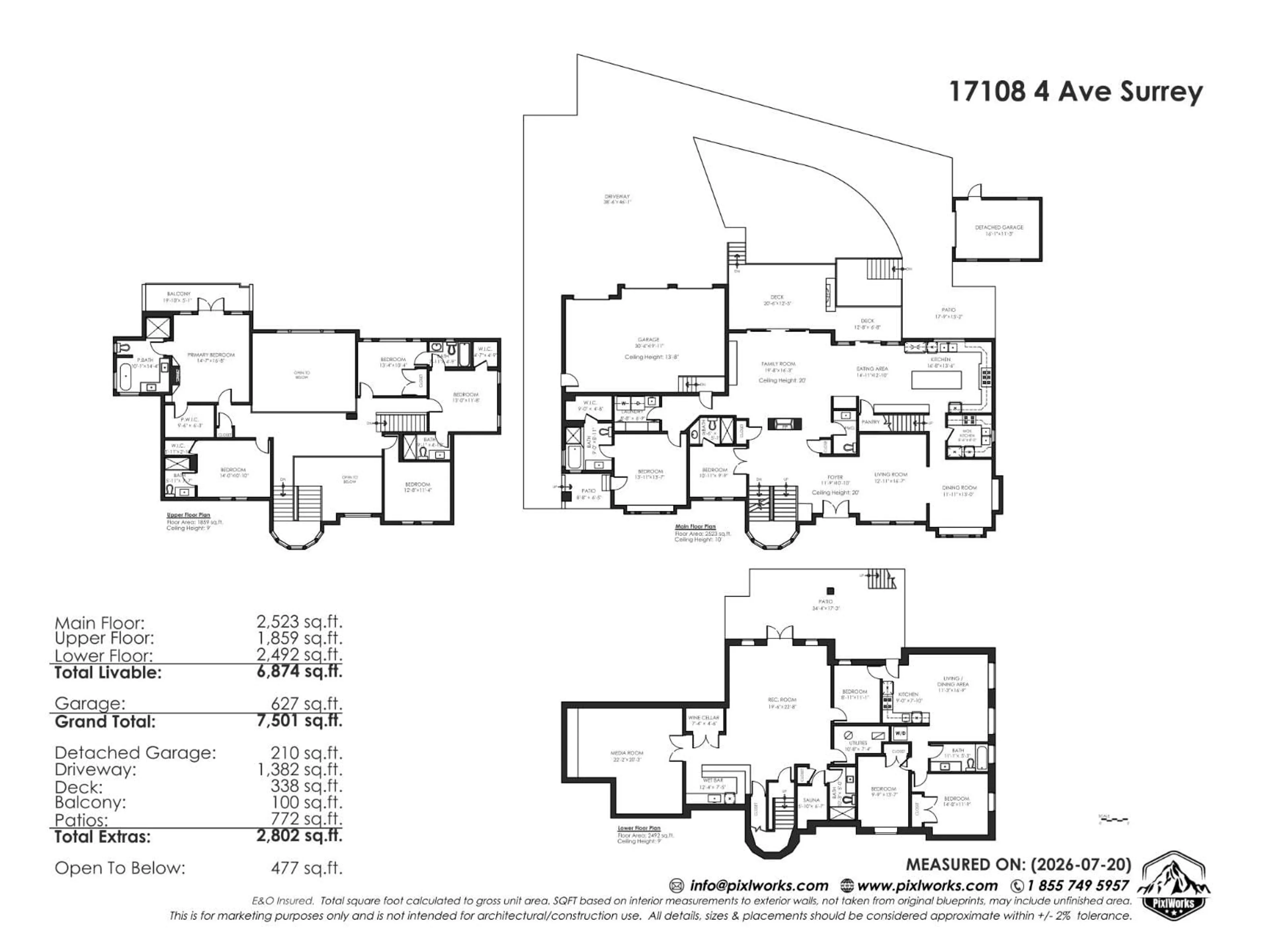 Floor plan for 17108 4 AVENUE, Surrey British Columbia V3Z9P6