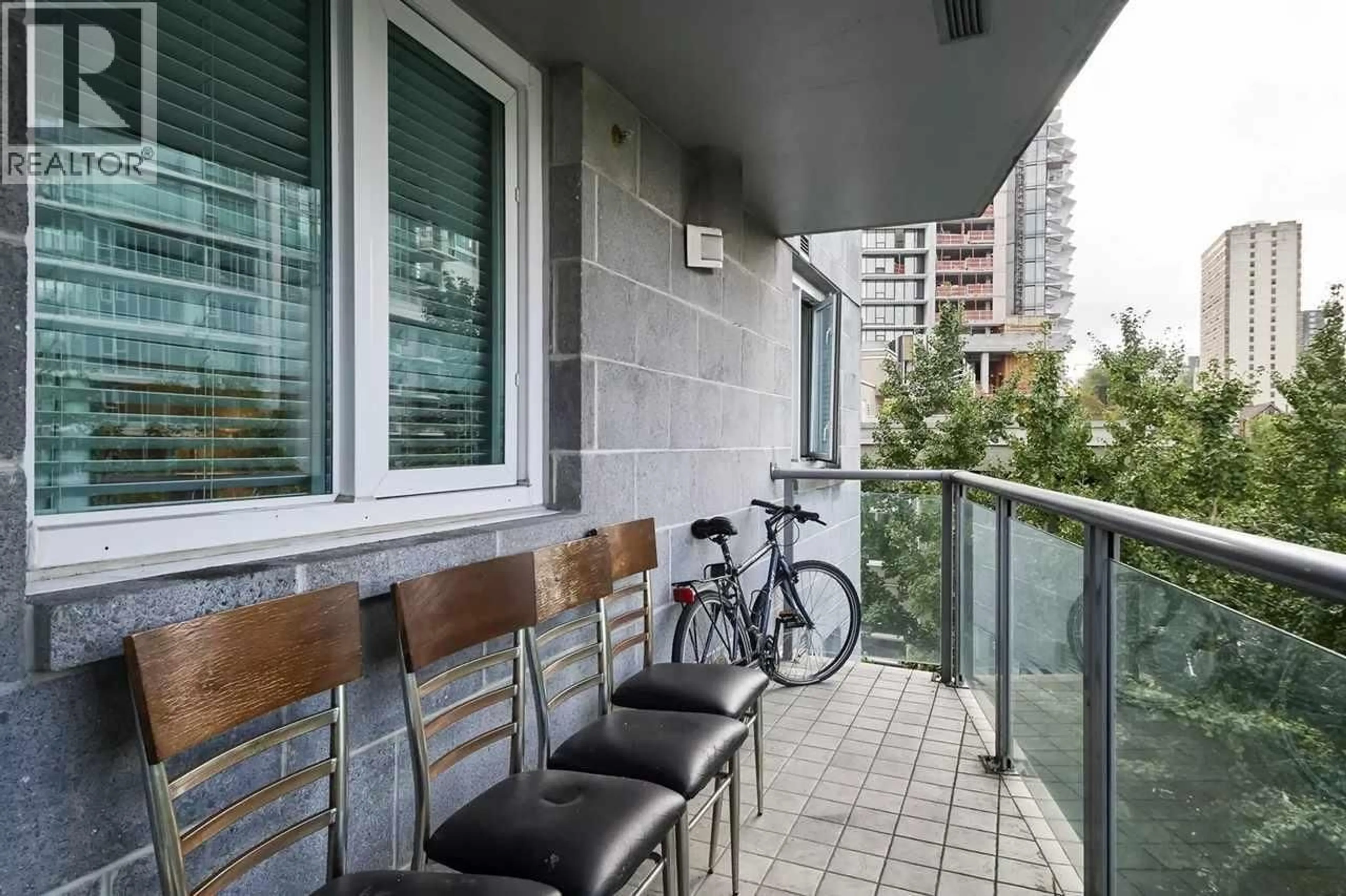 Balcony in the apartment, street for 505 - 560 CARDERO STREET, Vancouver British Columbia V6G3E9