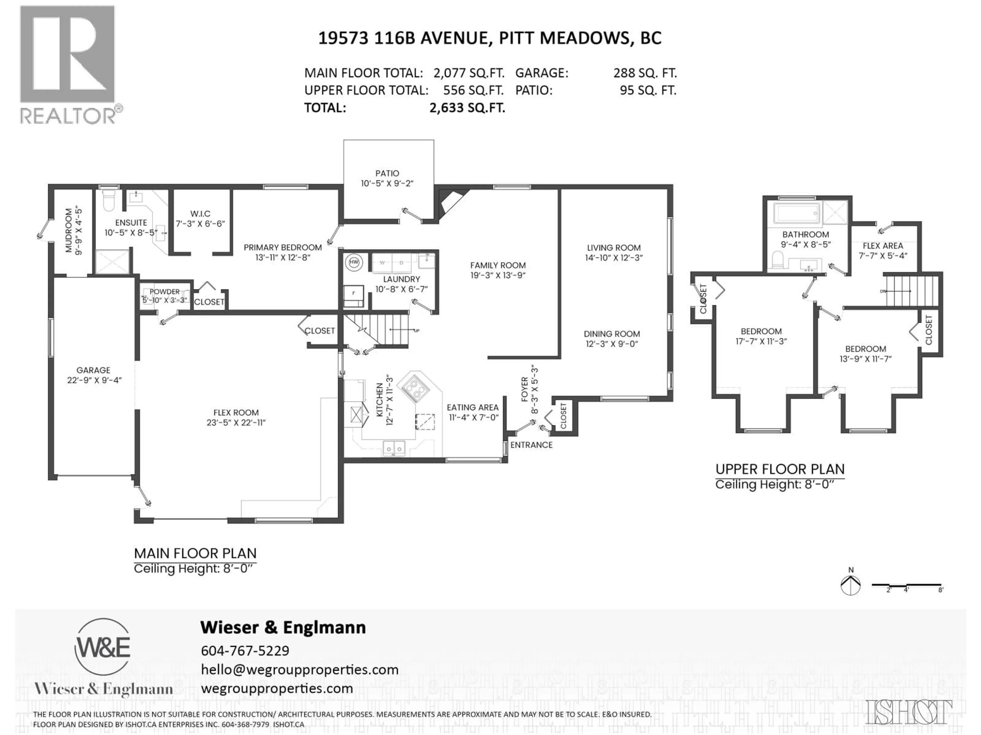 Floor plan for 19573 116B AVENUE, Pitt Meadows British Columbia V3Y1R8