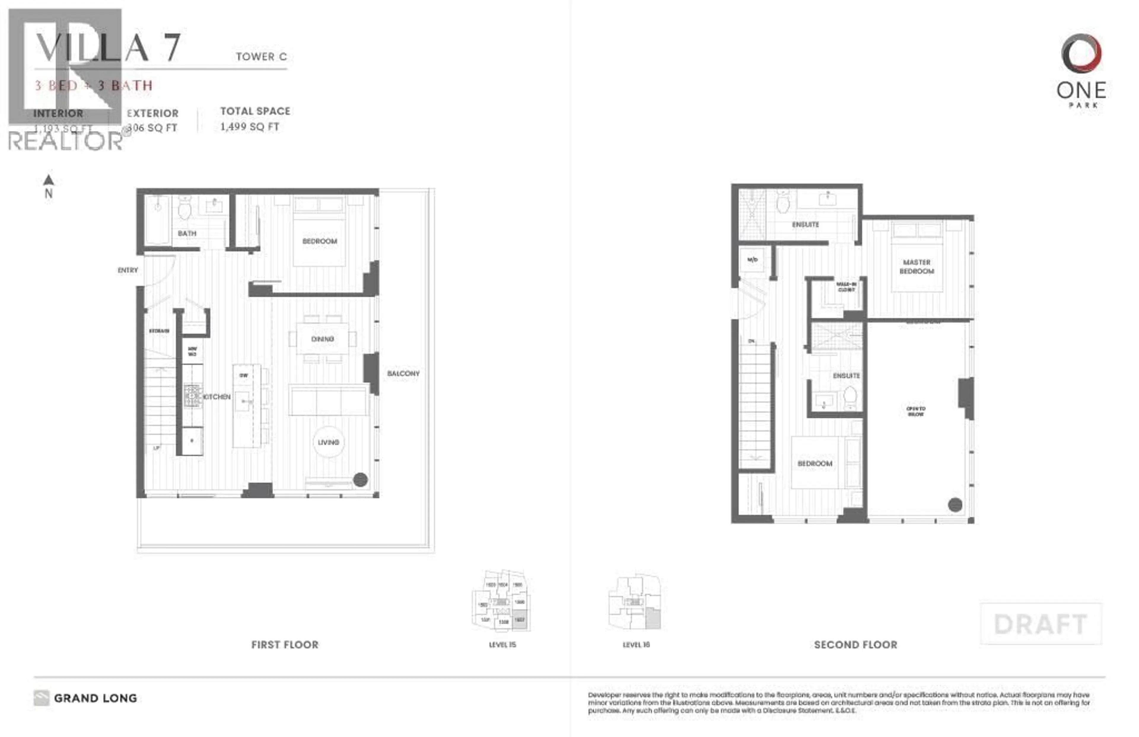 Floor plan for 1507 - 6655 BUSWELL STREET, Richmond British Columbia V6Y0M4