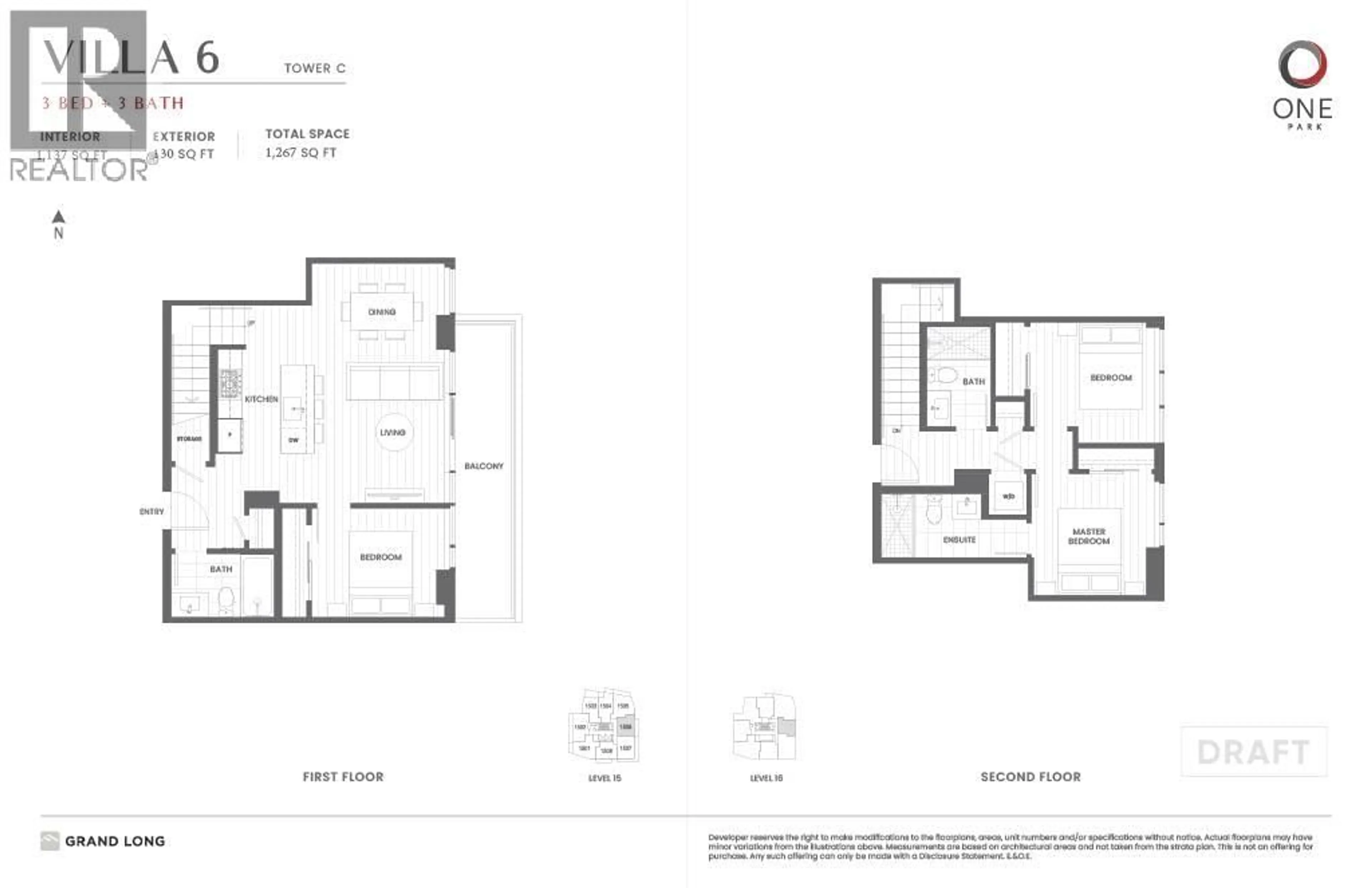 Floor plan for 1506 - 6655 BUSWELL STREET, Richmond British Columbia V6Y0M4