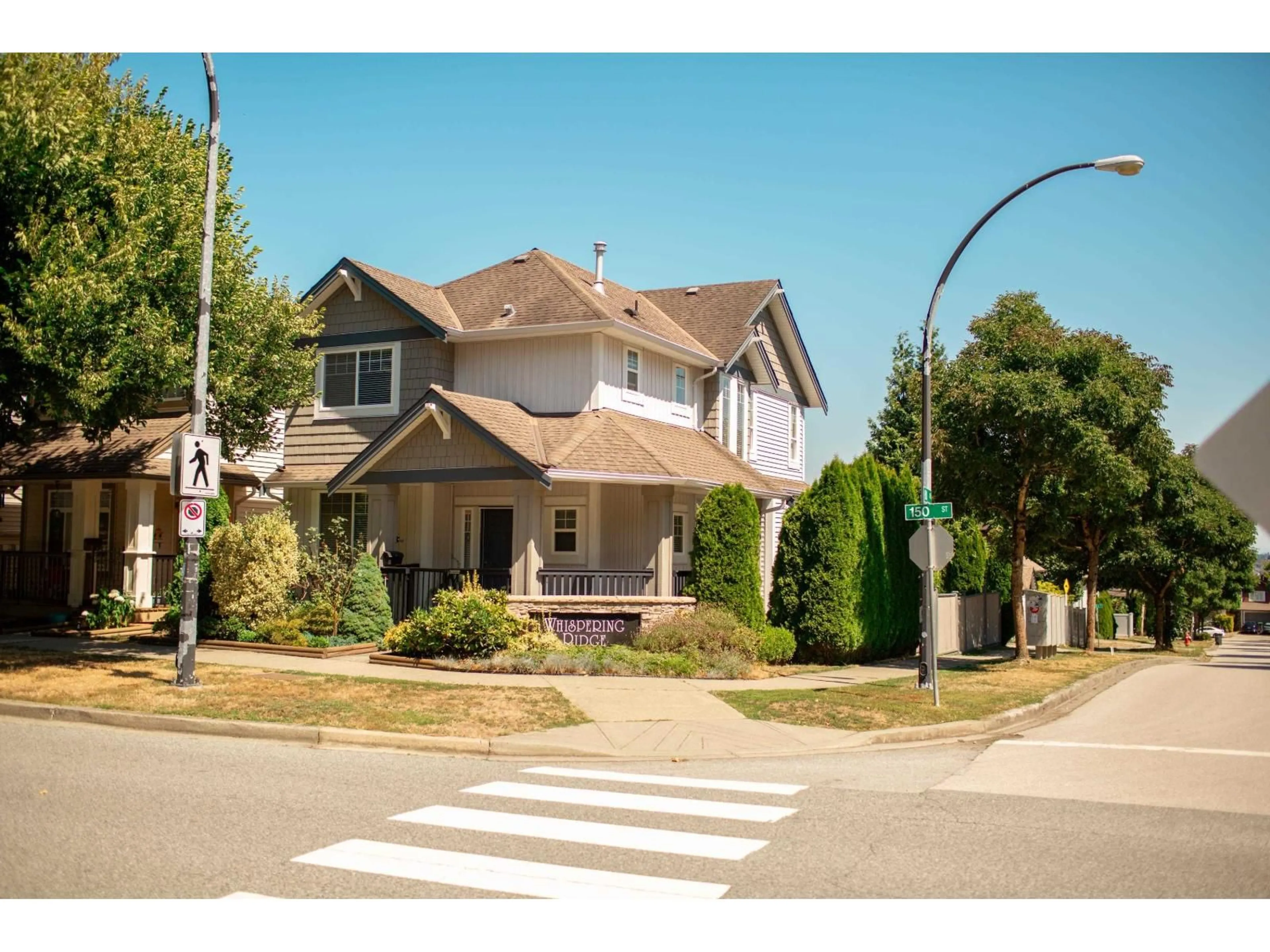 Home with vinyl exterior material, street for 6102 150 STREET, Surrey British Columbia V3S3H8