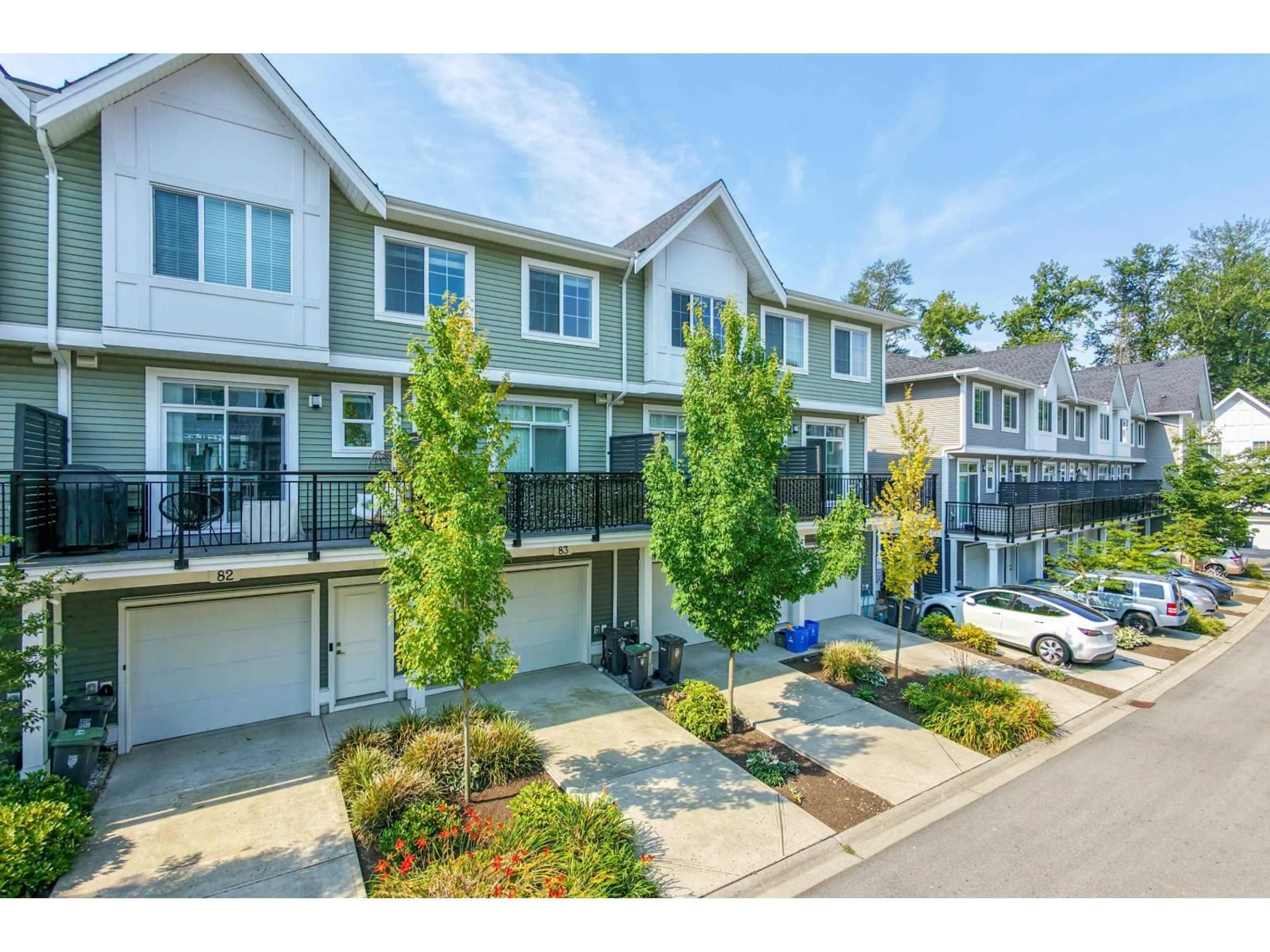 A pic from outside/outdoor area/front of a property/back of a property/a pic from drone, street for 83 - 20180 84 AVENUE, Langley British Columbia V2Y3N5