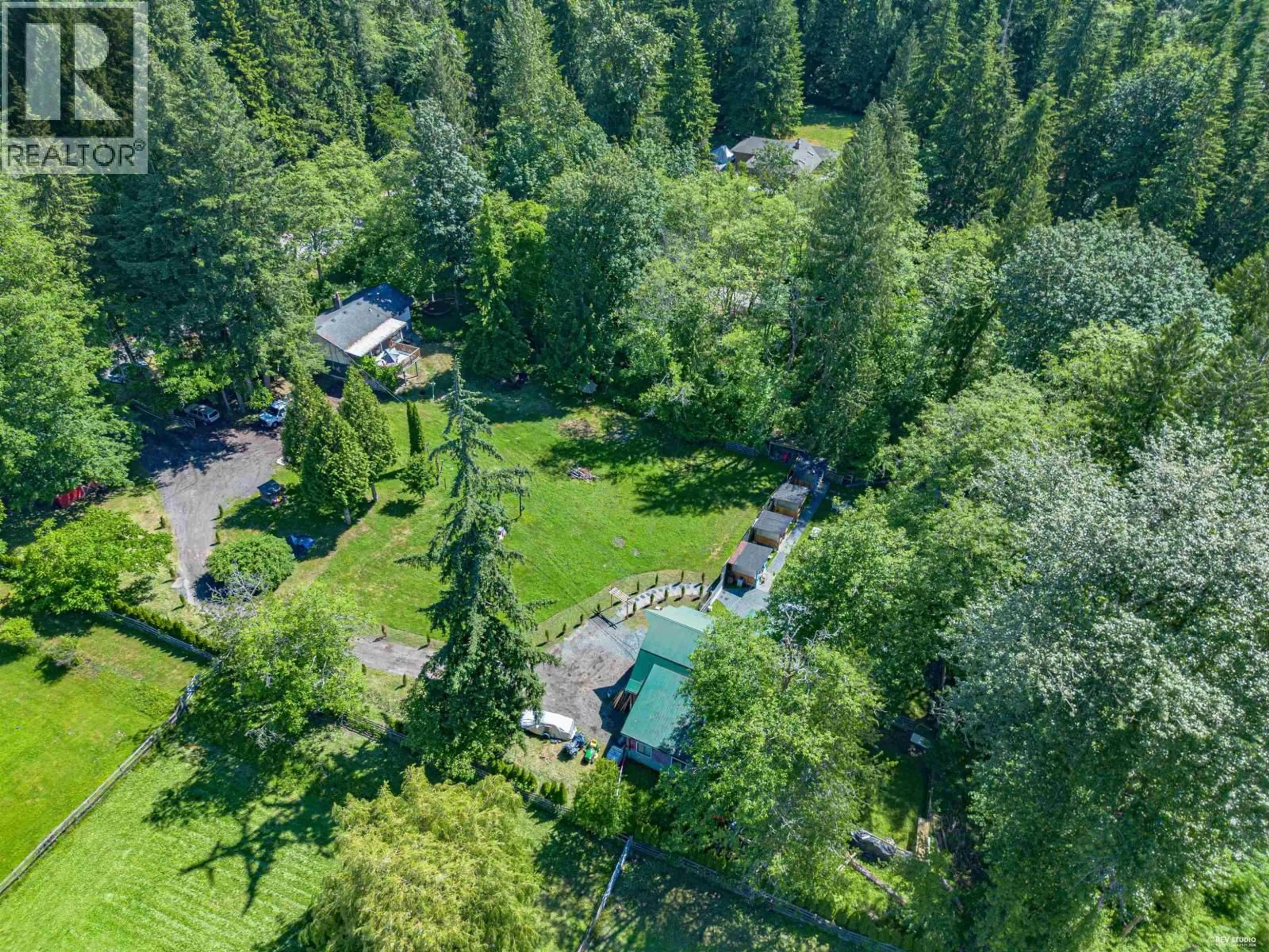 A pic from outside/outdoor area/front of a property/back of a property/a pic from drone, forest/trees view for 27810 110 AVENUE, Maple Ridge British Columbia V2W1P6