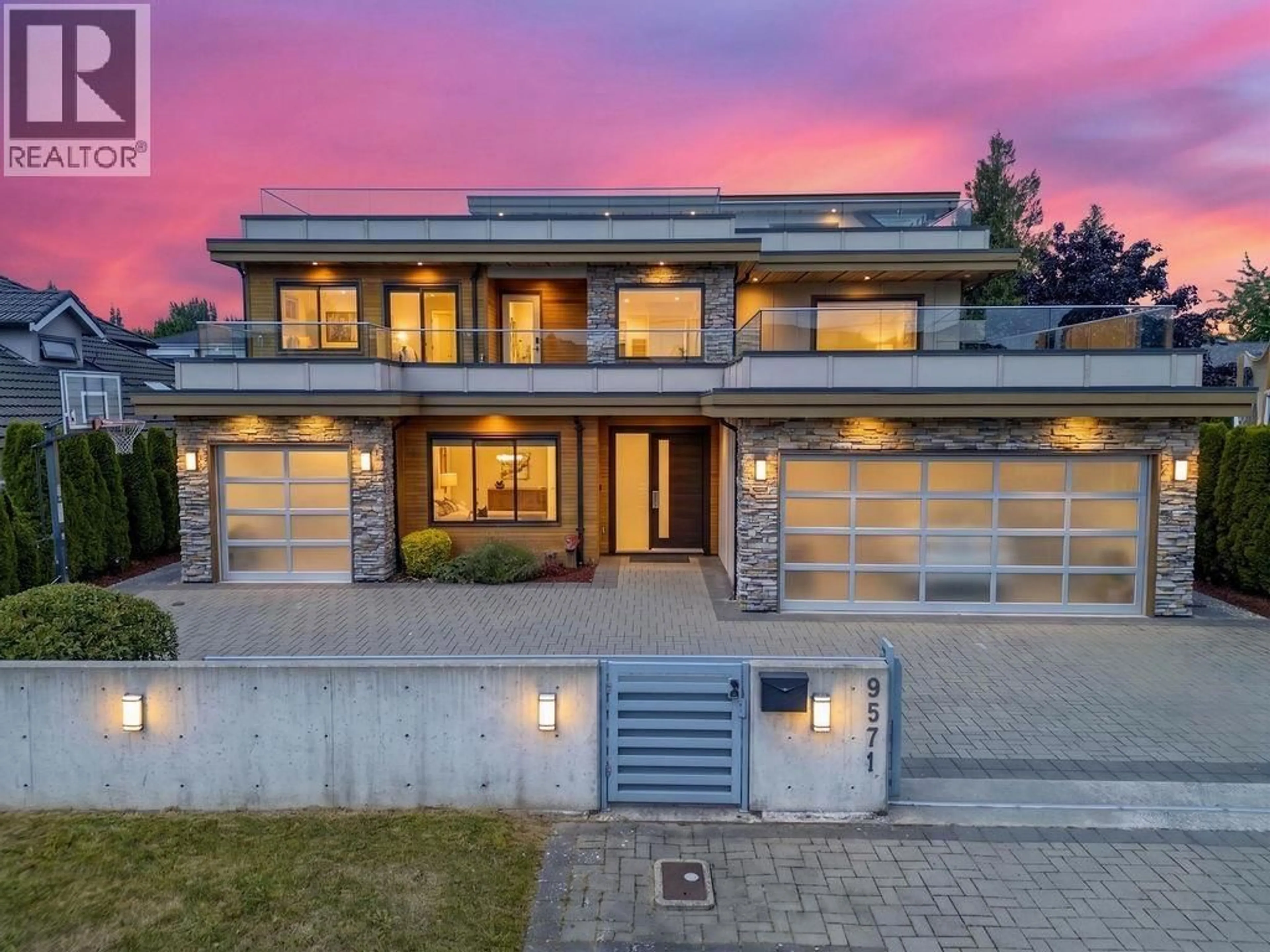 Home with brick exterior material, street for 9571 DIAMOND ROAD, Richmond British Columbia V7E1P5