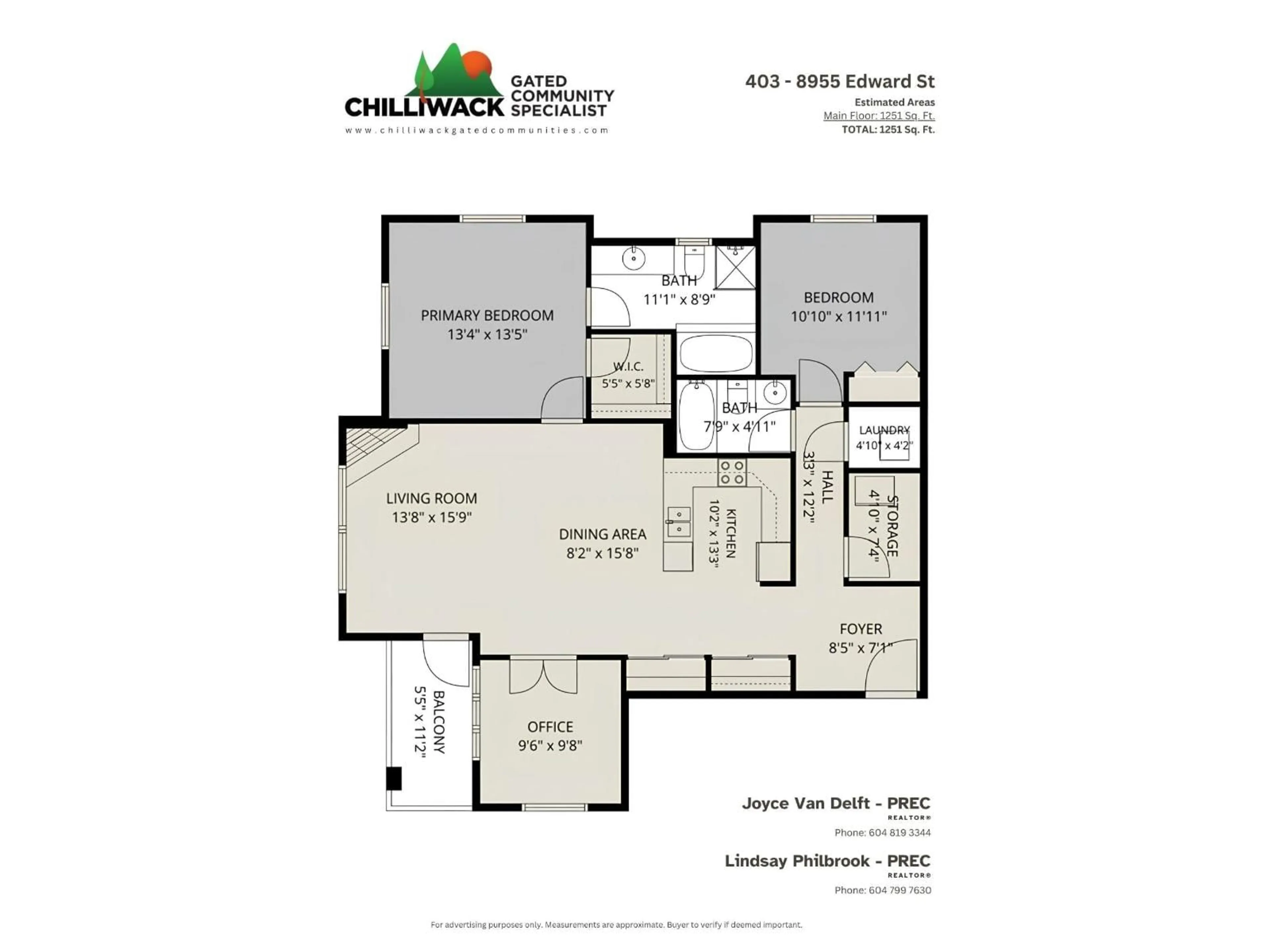 Floor plan for 403 - 8955 EDWARD STREET, Chilliwack British Columbia V2P4E2