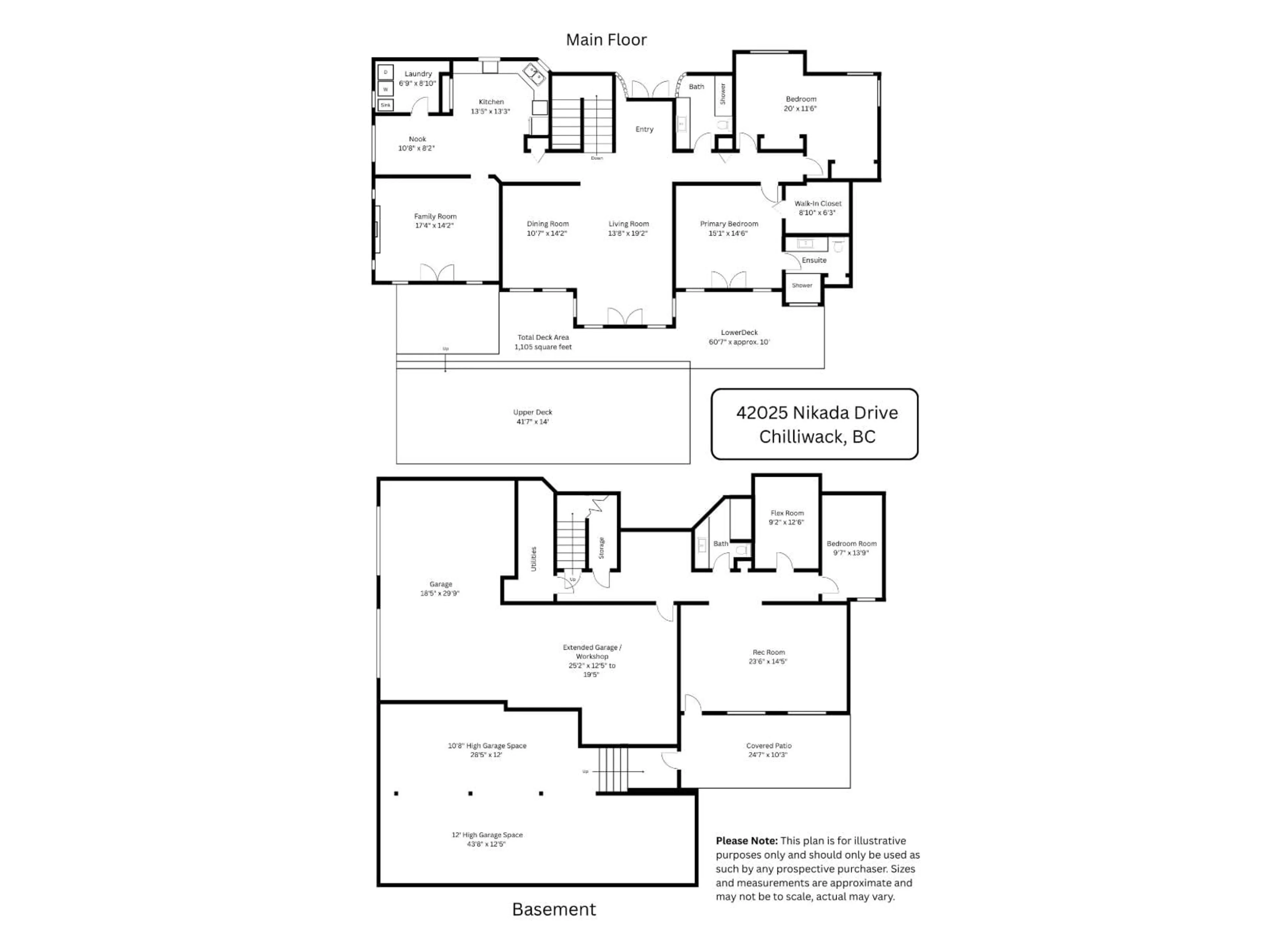 Floor plan for 42025 NIKADA DRIVE, Yarrow British Columbia V2R5H2