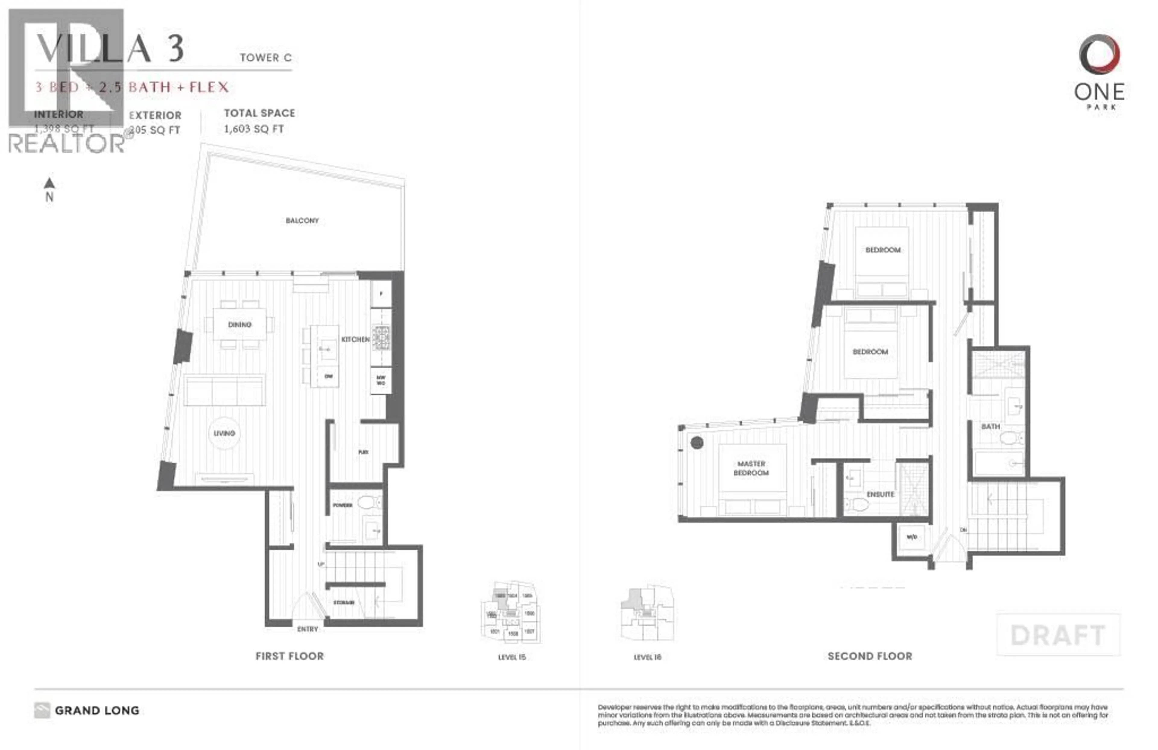 Floor plan for 1503 - 6655 BUSWELL STREET, Richmond British Columbia V6Y0M4