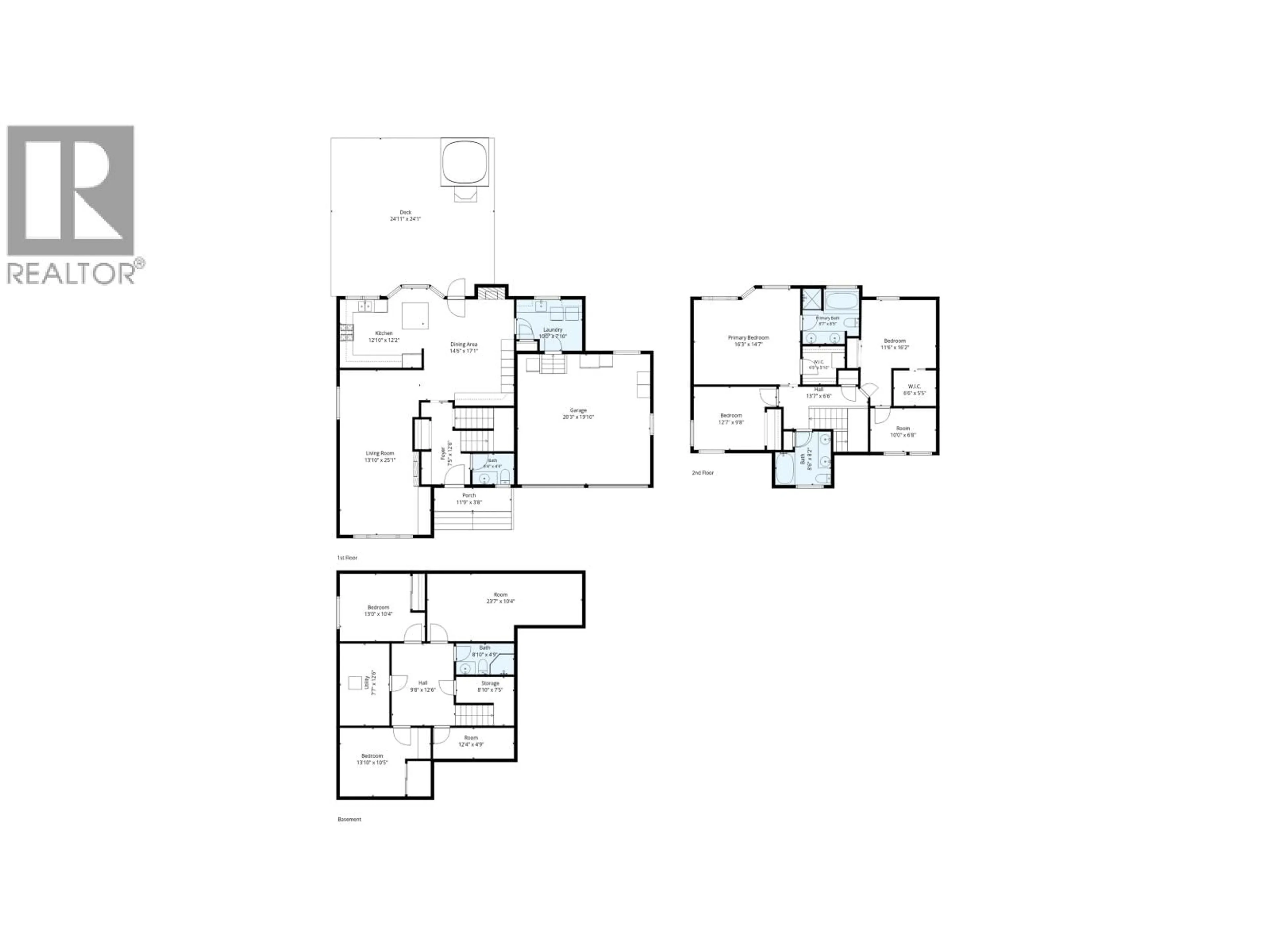 Floor plan for 9611 KELLY ROAD, Prince George British Columbia V2K5V1