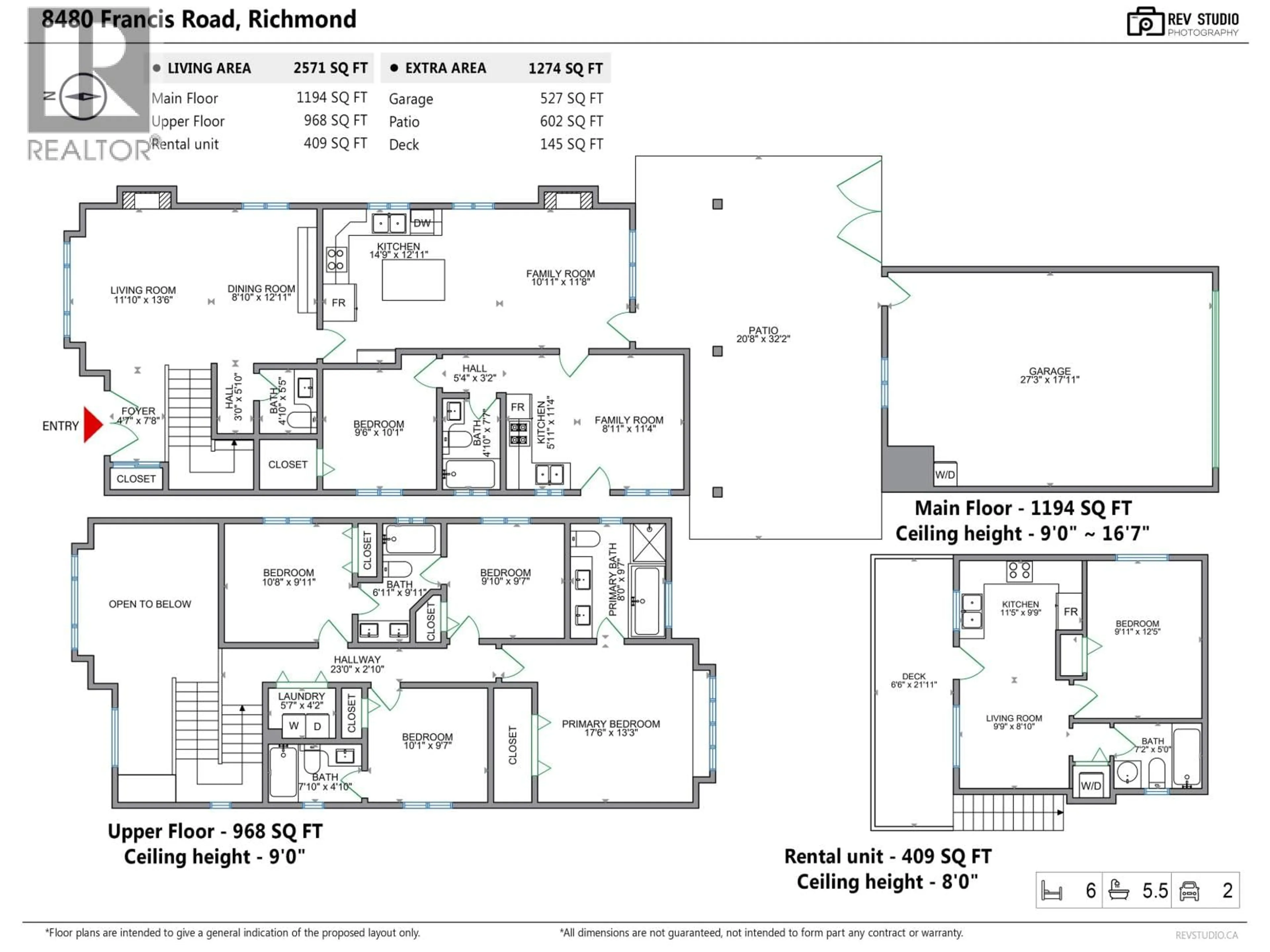 Floor plan for 8480 FRANCIS ROAD, Richmond British Columbia V6Y1A6