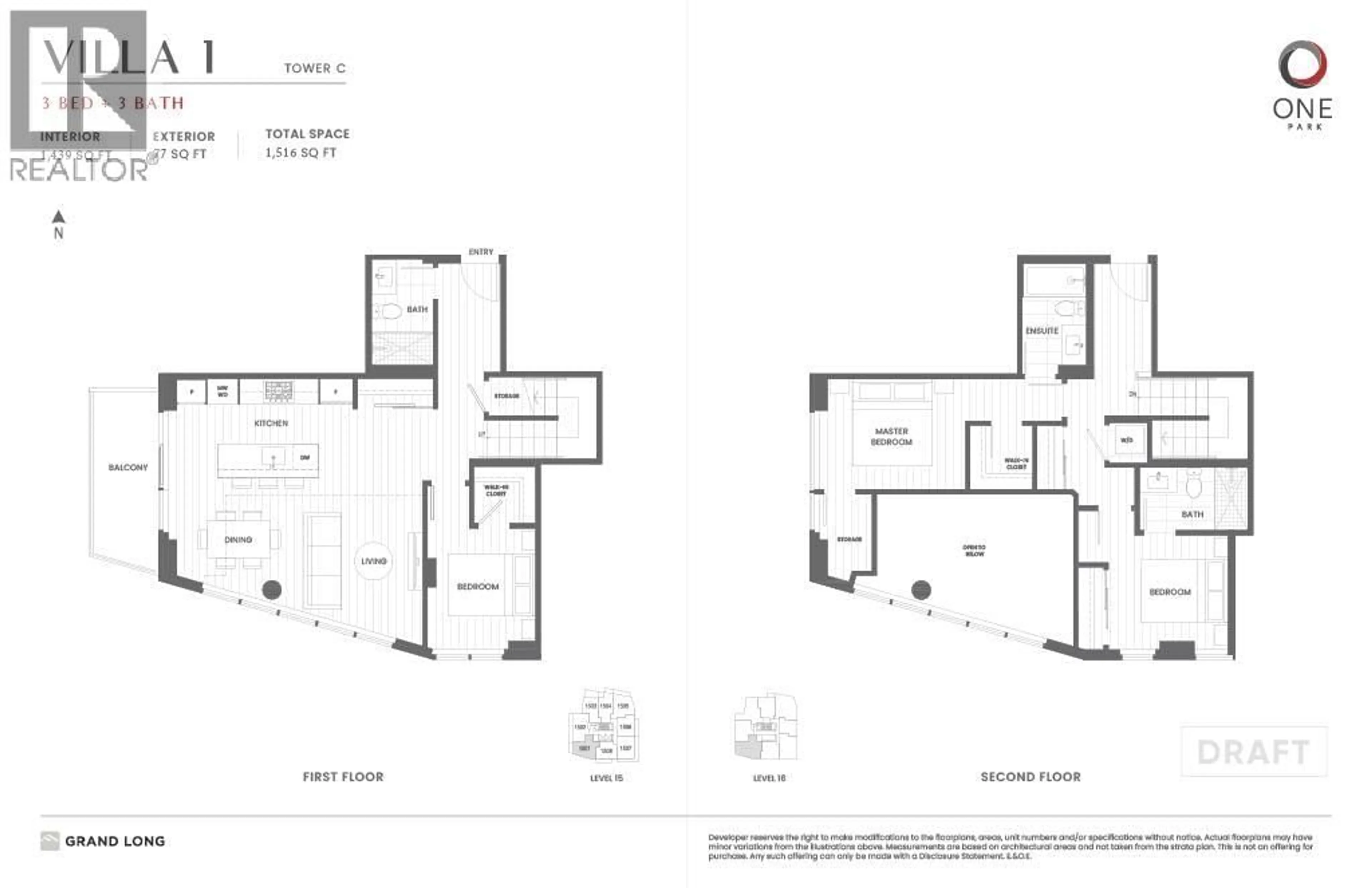 Floor plan for 1501 - 6655 BUSWELL STREET, Richmond British Columbia V6Y0M4