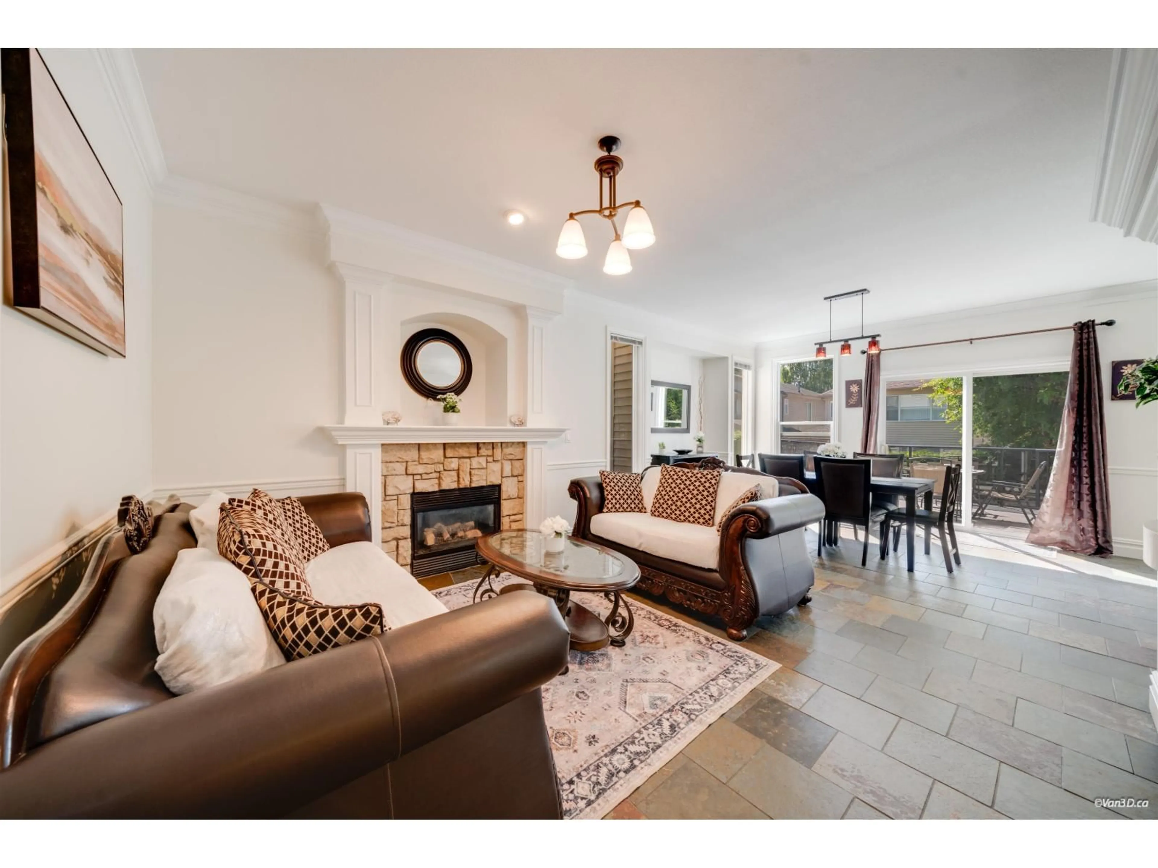 Living room with furniture, ceramic/tile floor for 76 - 8888 216 STREET, Langley British Columbia V1M3Z7