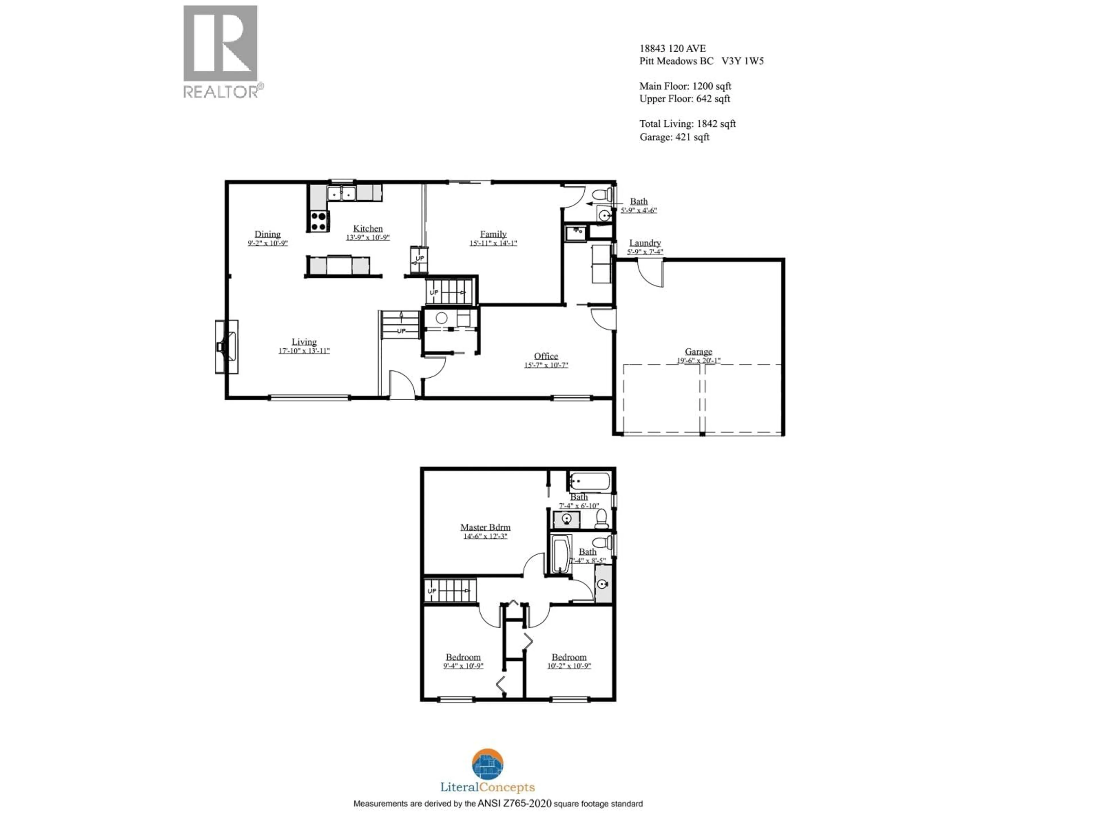 Floor plan for 18843 120 AVENUE, Pitt Meadows British Columbia V3Y1W5