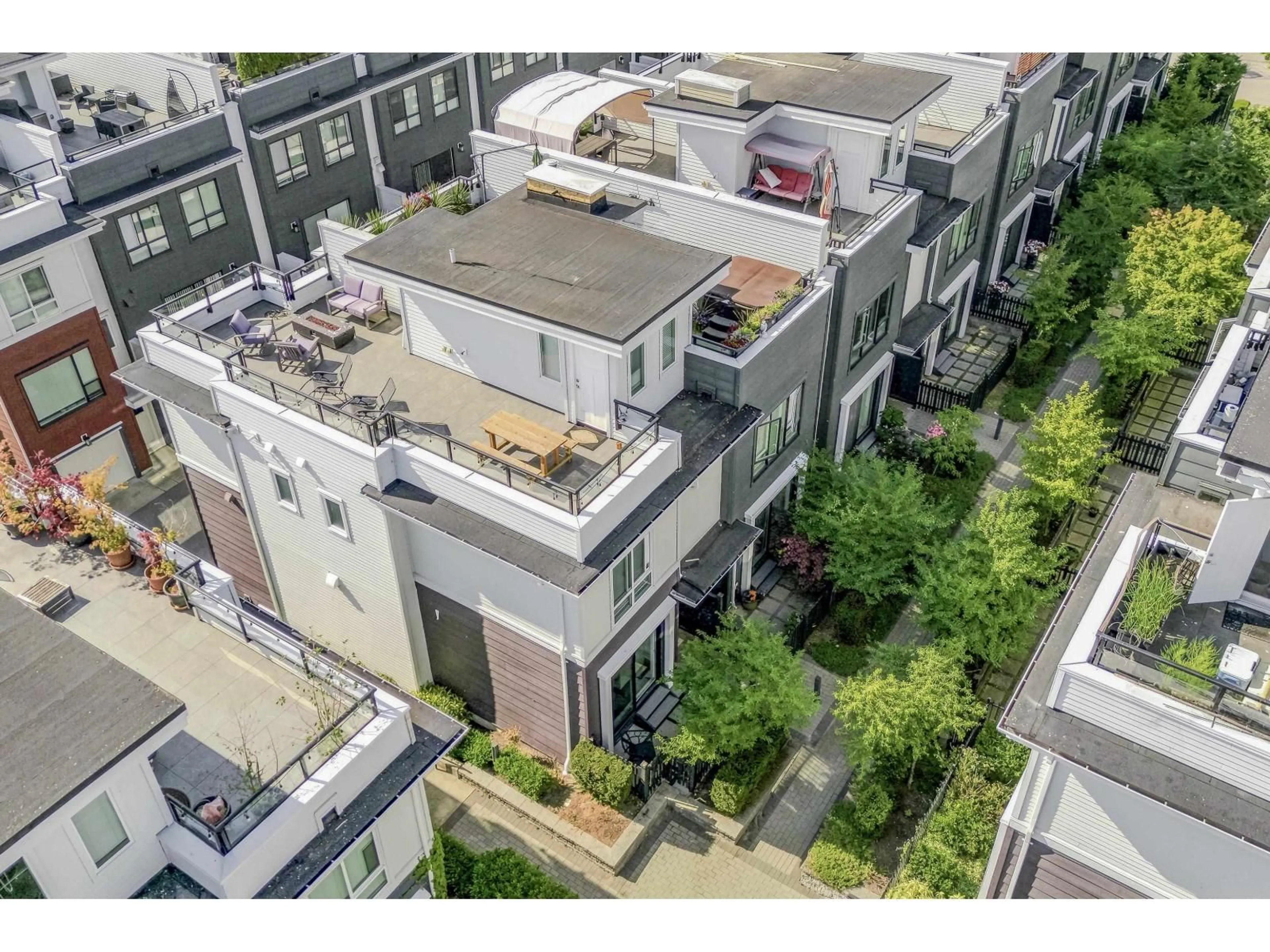 A pic from outside/outdoor area/front of a property/back of a property/a pic from drone, city buildings view from balcony for 155 - 2280 163 STREET, Surrey British Columbia V3Z0S4