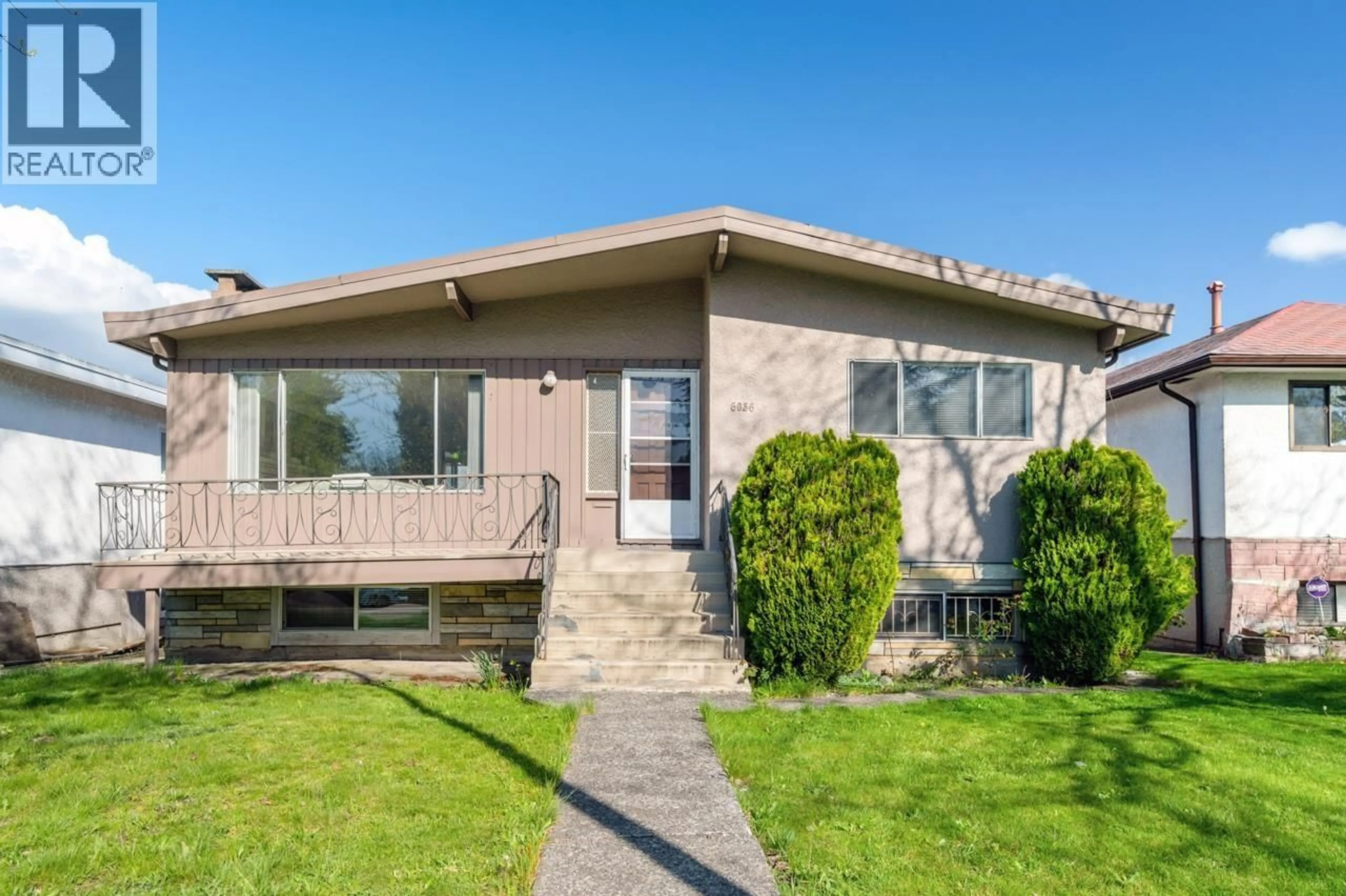 Home with vinyl exterior material, street for 6036 KNIGHT STREET, Vancouver British Columbia V5P2V5