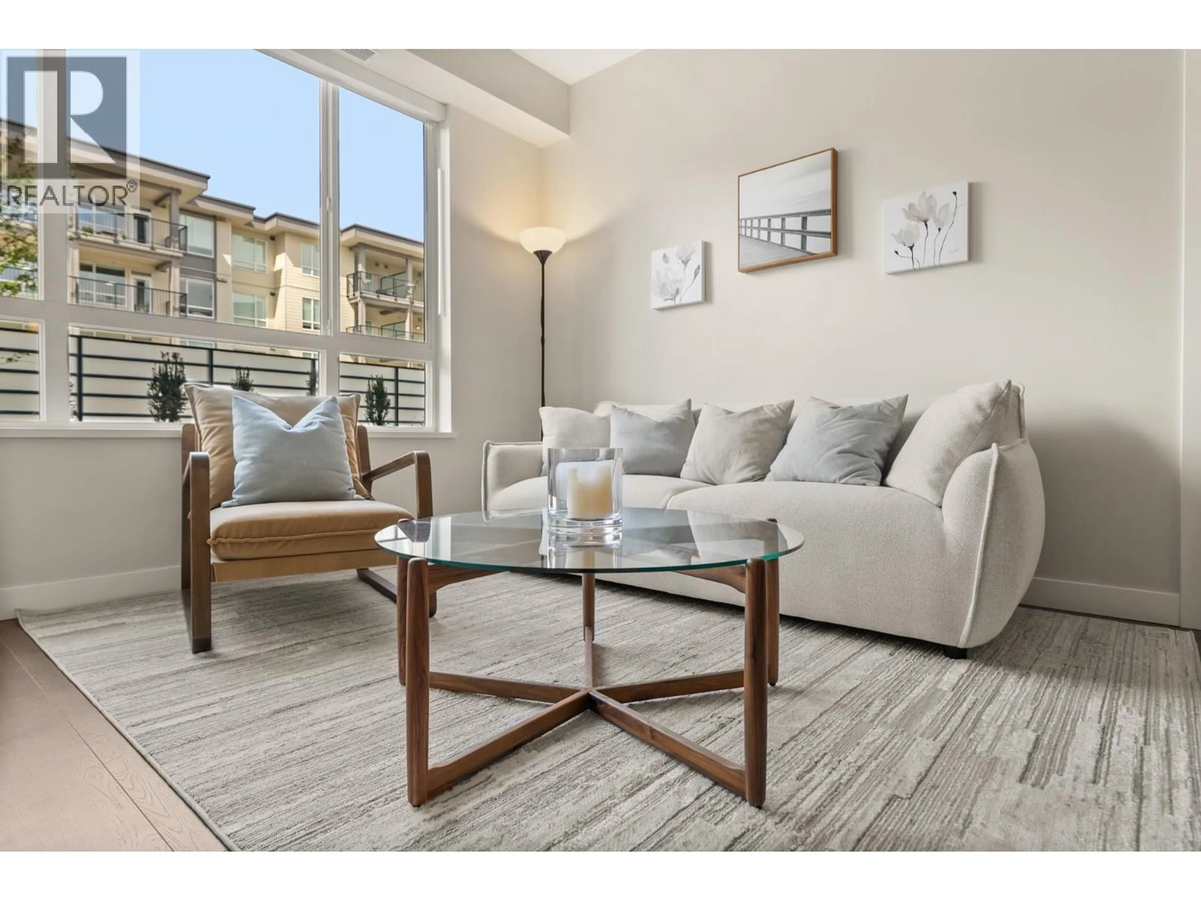 Living room with furniture, unknown for 106 - 23222 GILLEY ROAD, Richmond British Columbia V6V0C8
