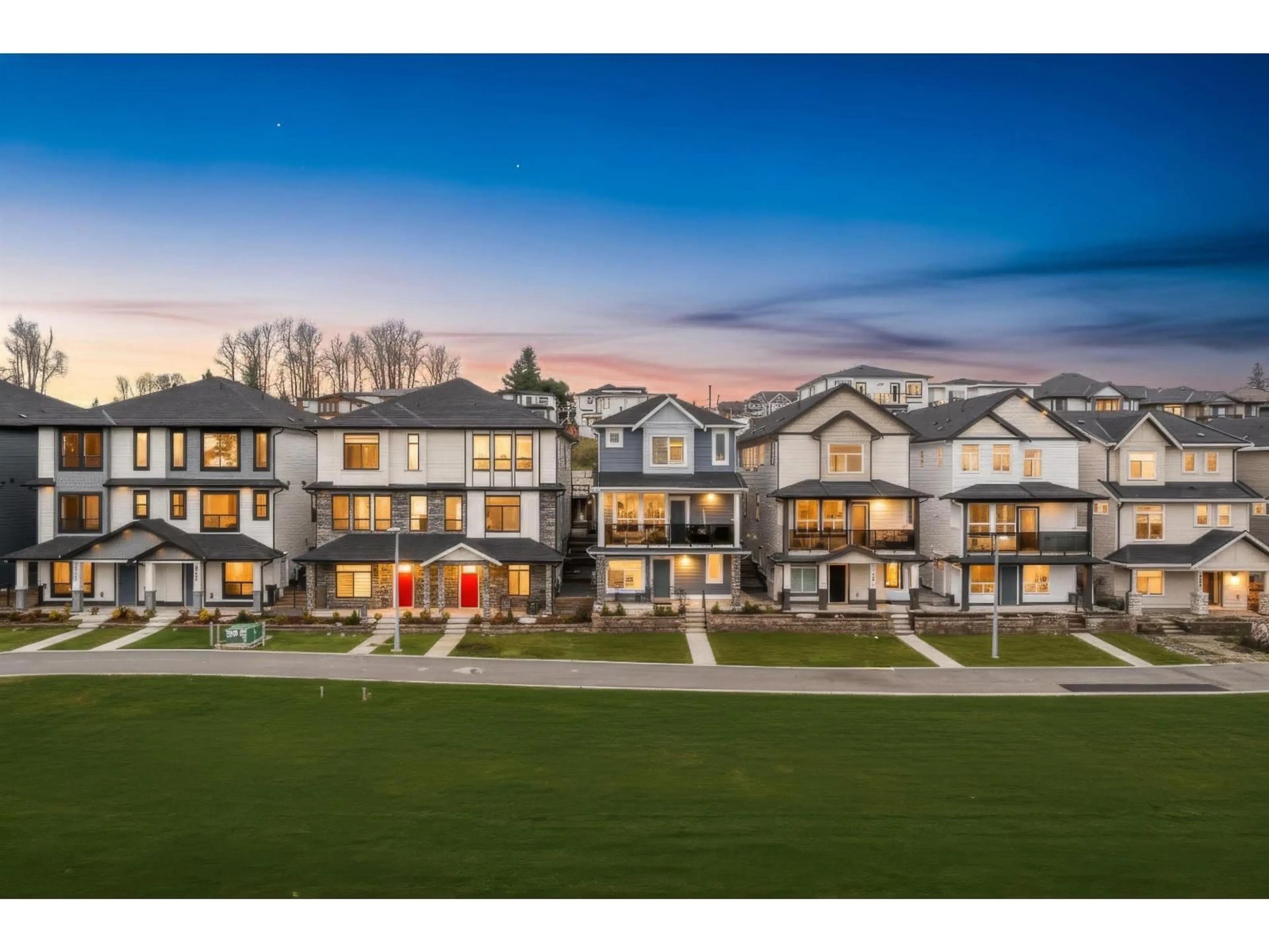 A pic from outside/outdoor area/front of a property/back of a property/a pic from drone, mountain view for 16677 16 AVENUE, Surrey British Columbia V3S9X7