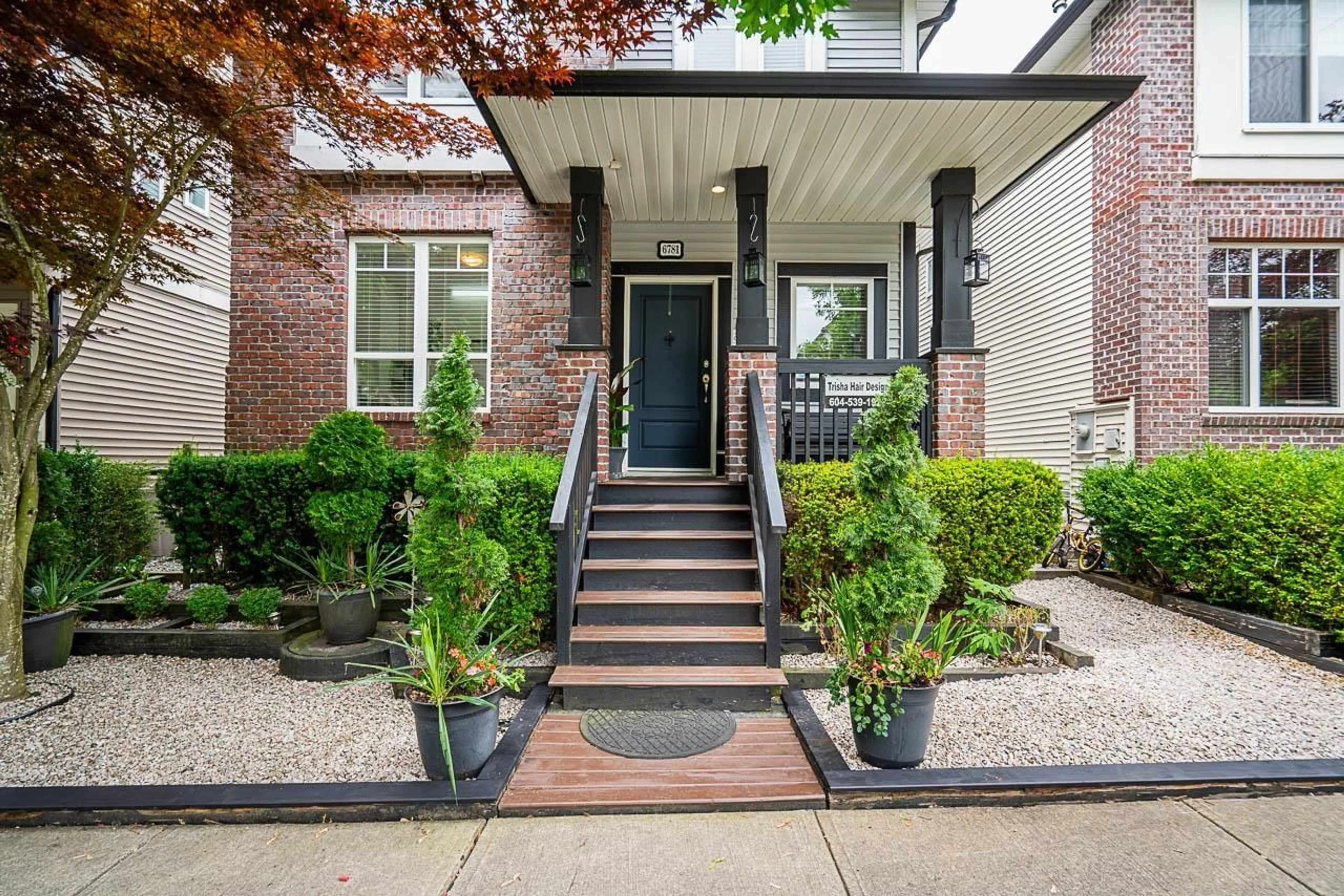 Home with brick exterior material, street for 6781 193A STREET, Surrey British Columbia V4N0B8