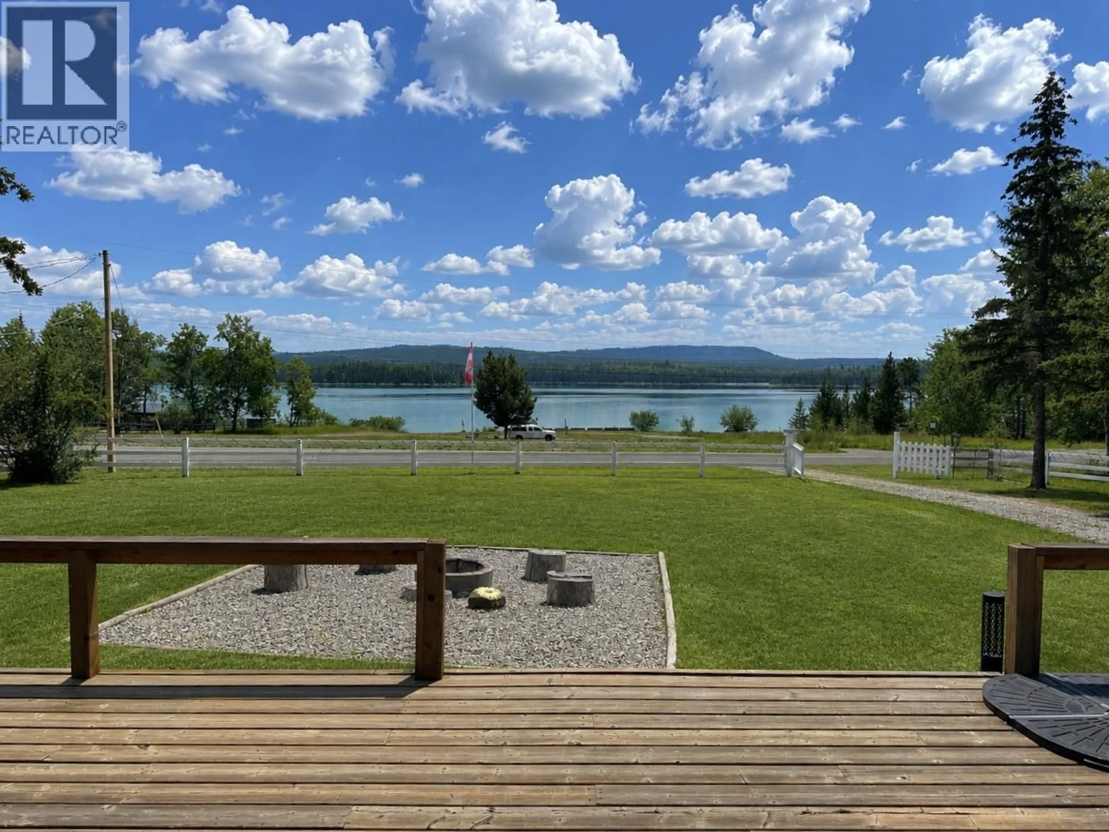 A pic from outside/outdoor area/front of a property/back of a property/a pic from drone, water/lake/river/ocean view for 6283 GREEN LAKE NORTH ROAD, 70 Mile House British Columbia V0K2K1