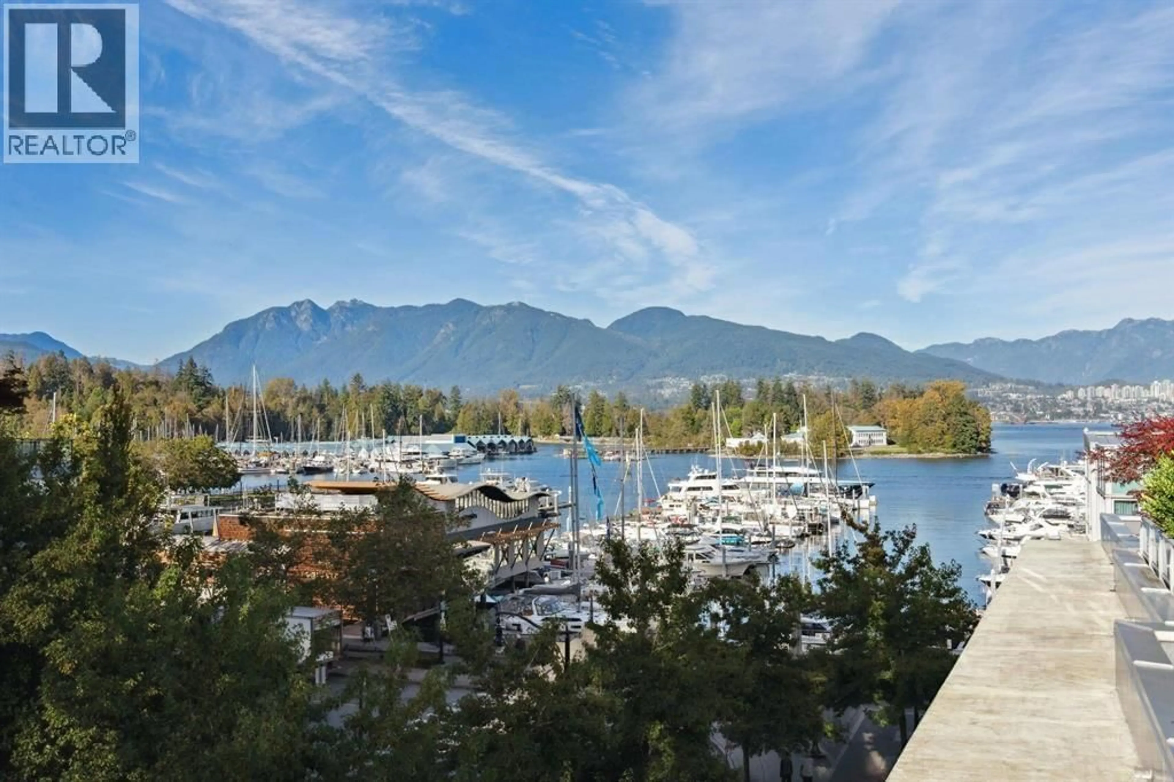 Patio, water/lake/river/ocean view for 408 - 590 NICOLA STREET, Vancouver British Columbia V6G3J8