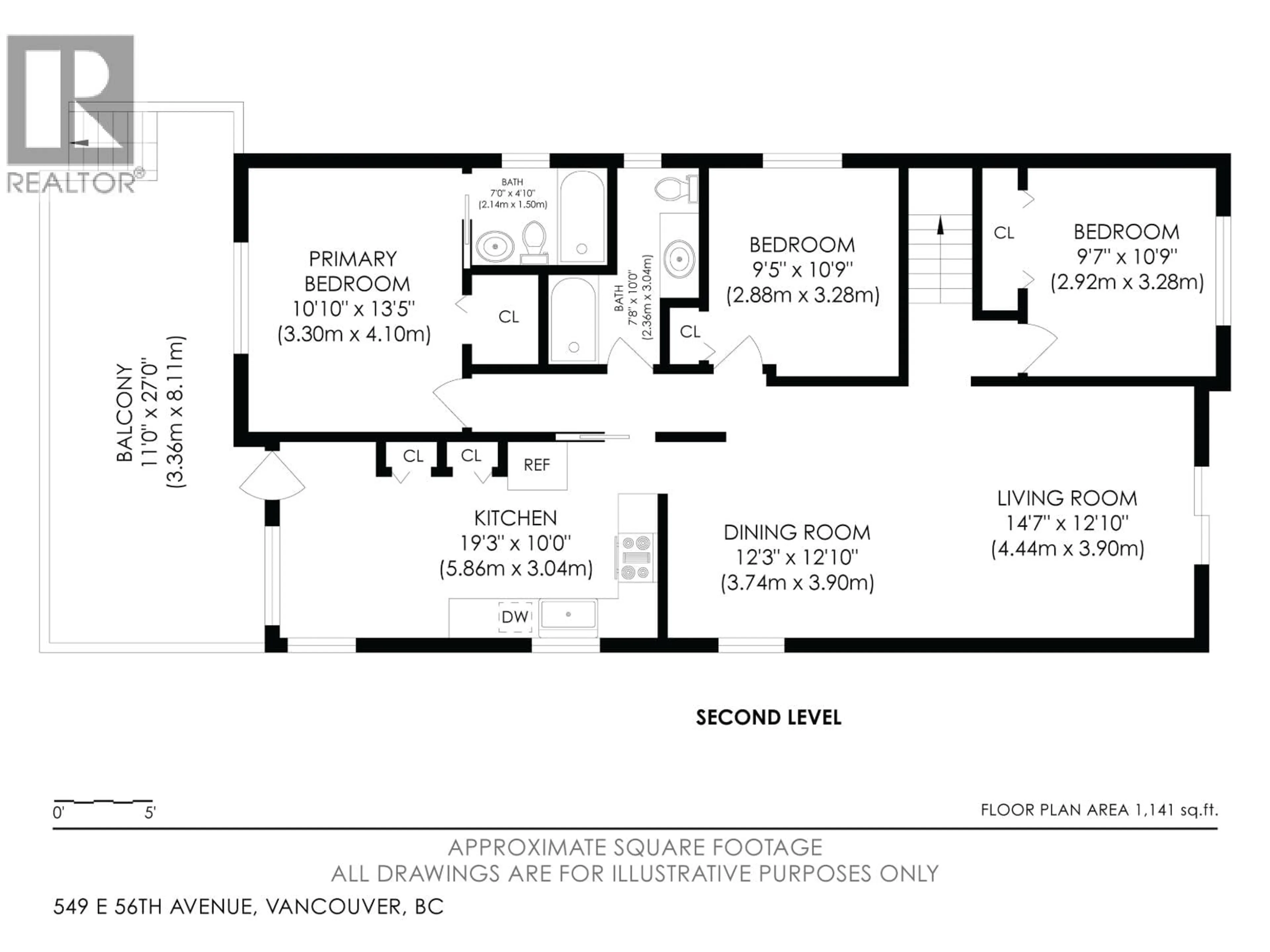 Floor plan for 549 56TH AVENUE, Vancouver British Columbia V5X1R6