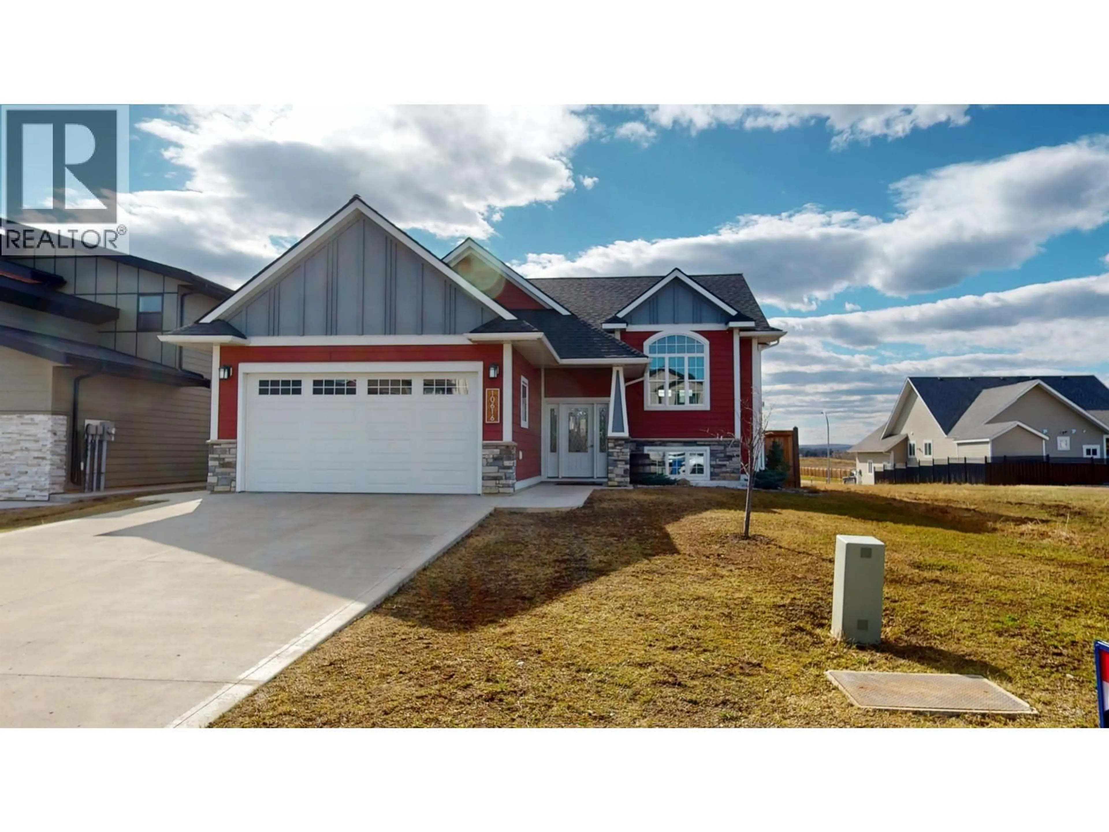 Home with vinyl exterior material, street for 10616 110 STREET, Fort St. John British Columbia V1J0N3