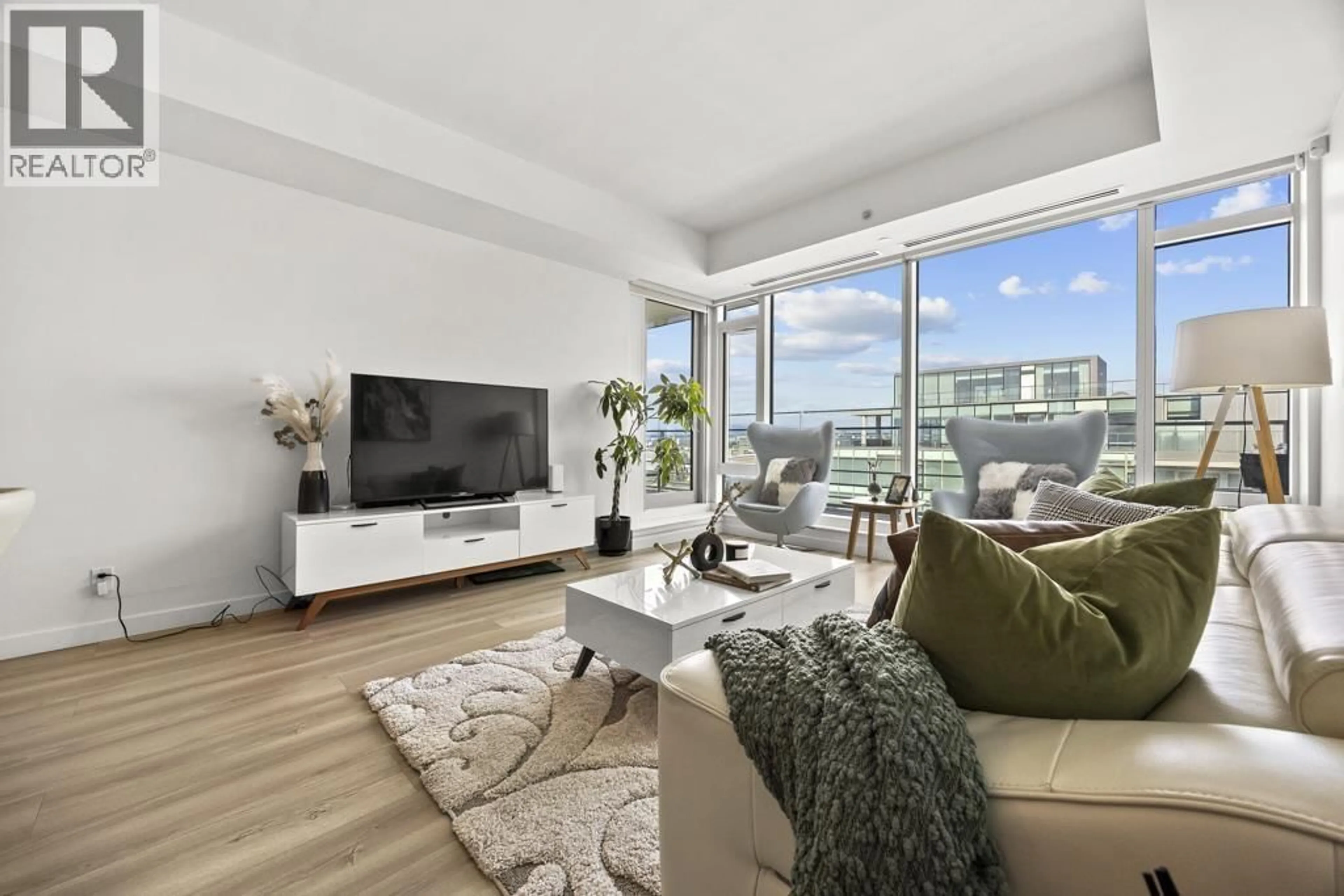 Living room with furniture, unknown for 1202 - 5177 BRIGHOUSE WAY, Richmond British Columbia V7C0A7