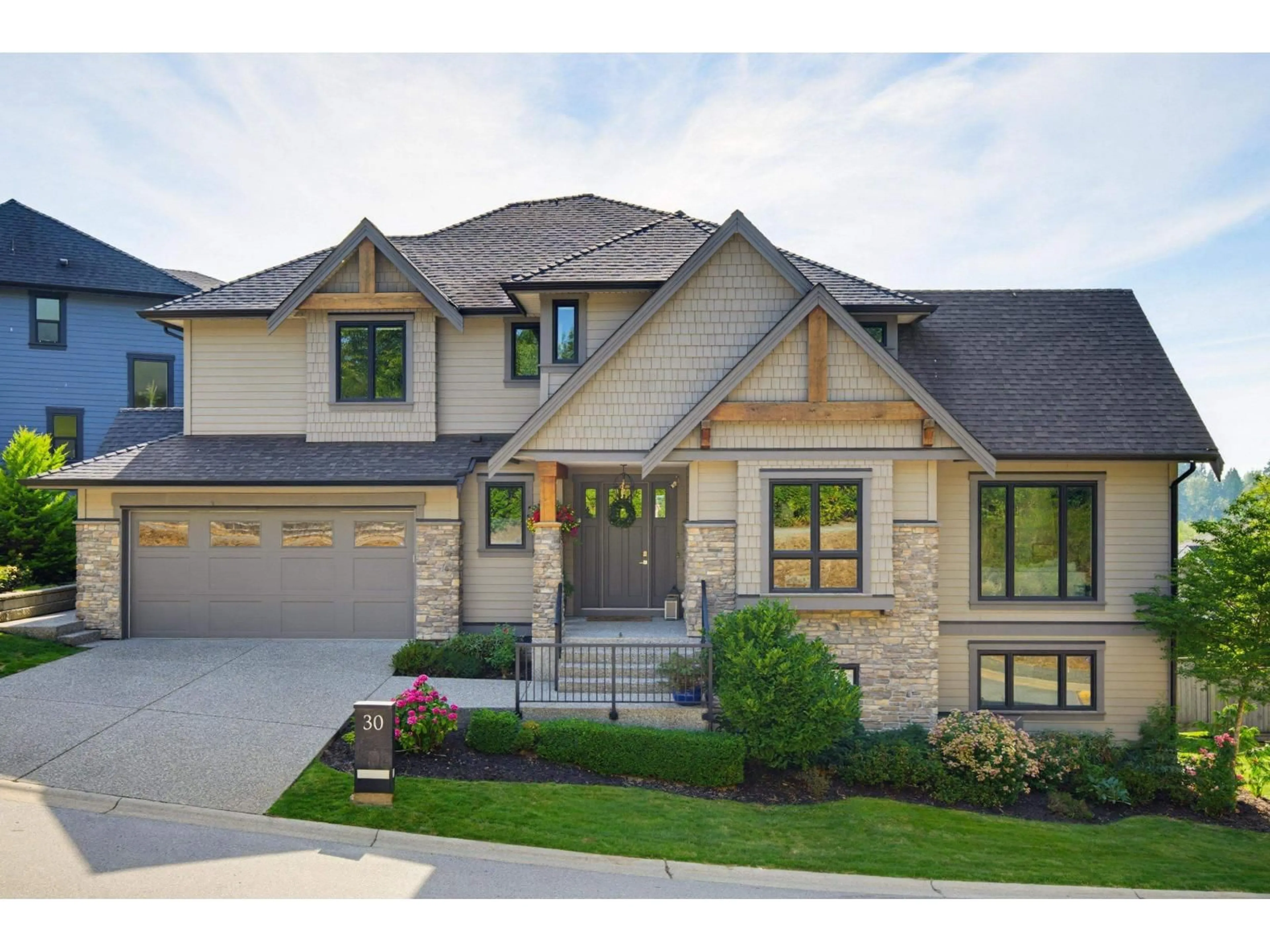 Home with brick exterior material, street for 30 - 24455 61 AVENUE, Langley British Columbia V2Y0R4