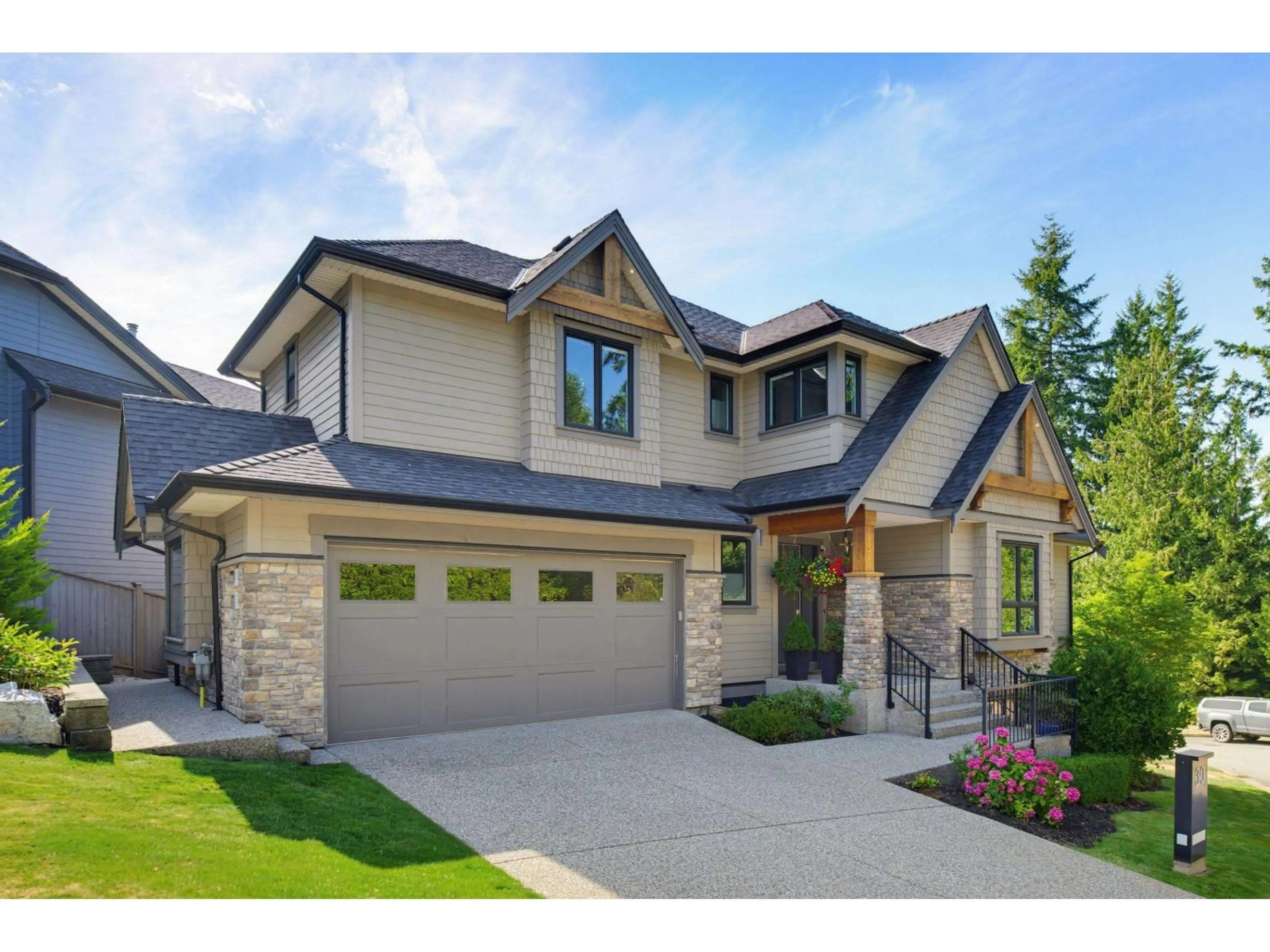 Home with brick exterior material, street for 30 - 24455 61 AVENUE, Langley British Columbia V2Y0R4