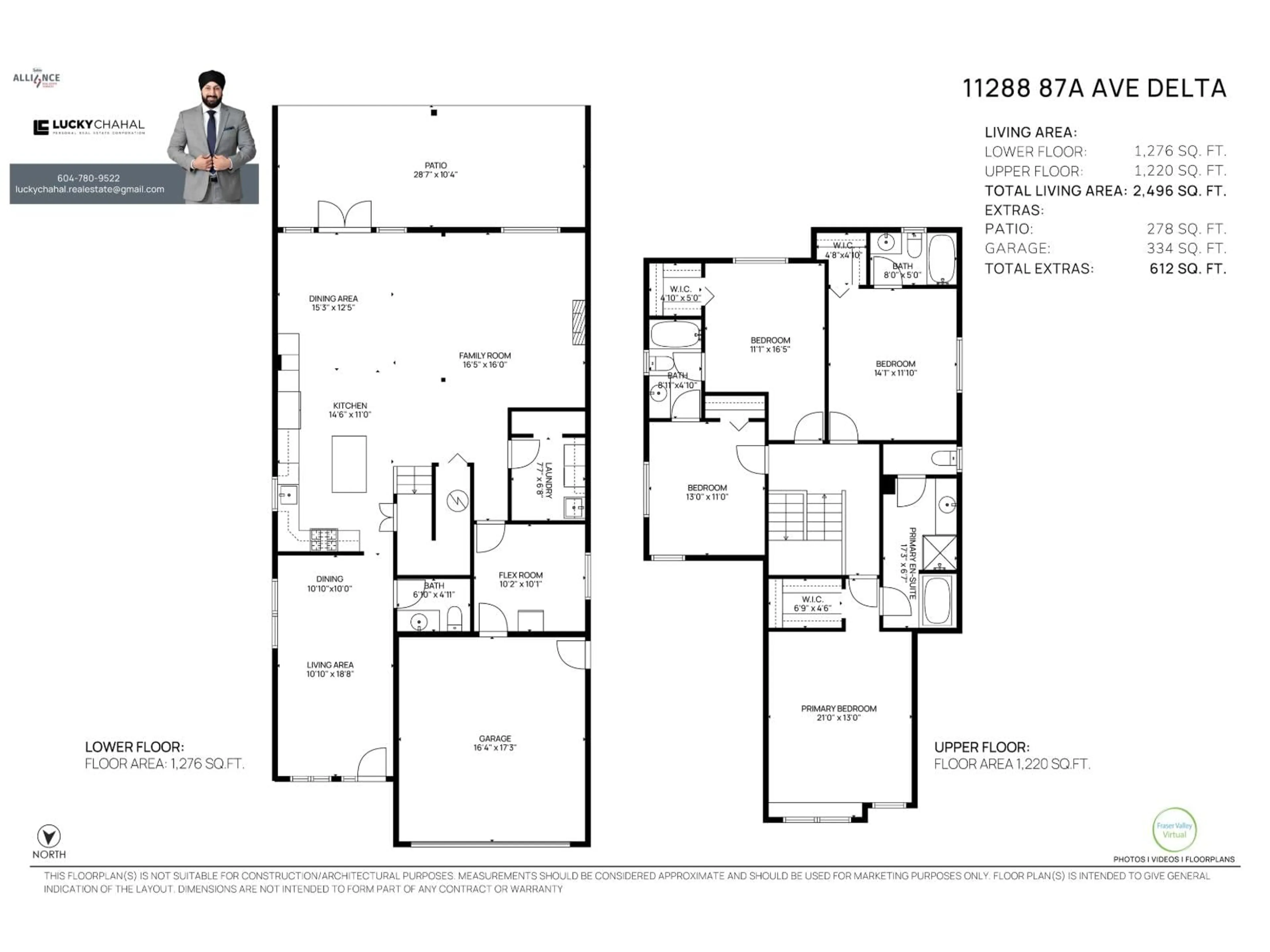 Floor plan for 11288 87A AVENUE, Delta British Columbia V4C3A6